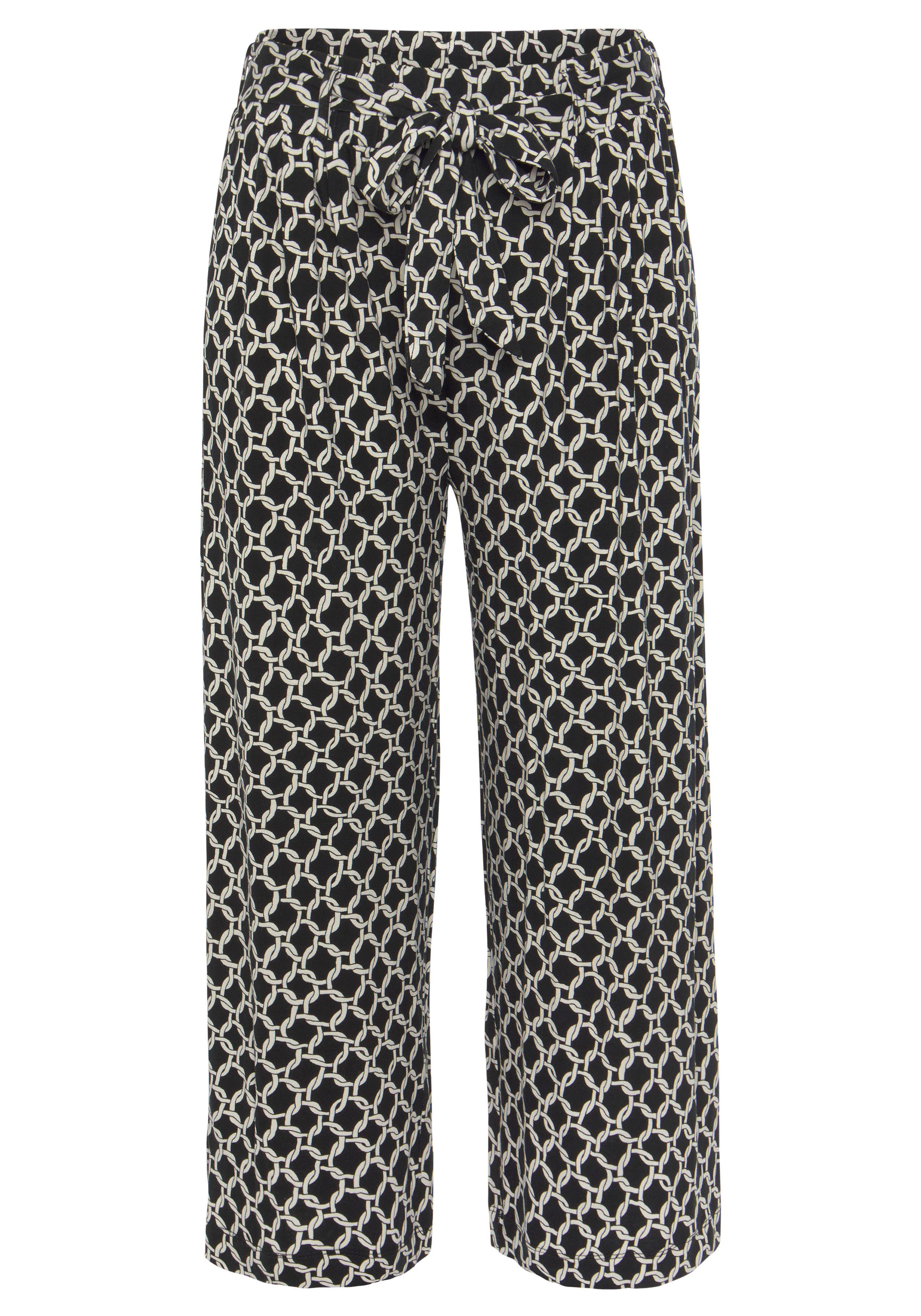 LASCANA Culotte (mit Bindegürtel) mit Alloverdruck, günstig online kaufen