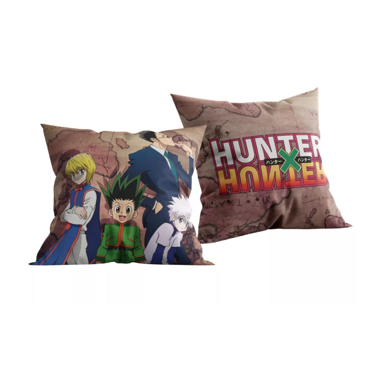 Hunter x Hunter Dekokissen - Kuschelkissen (1 Stk) 40 x 40 cm aus Polyester