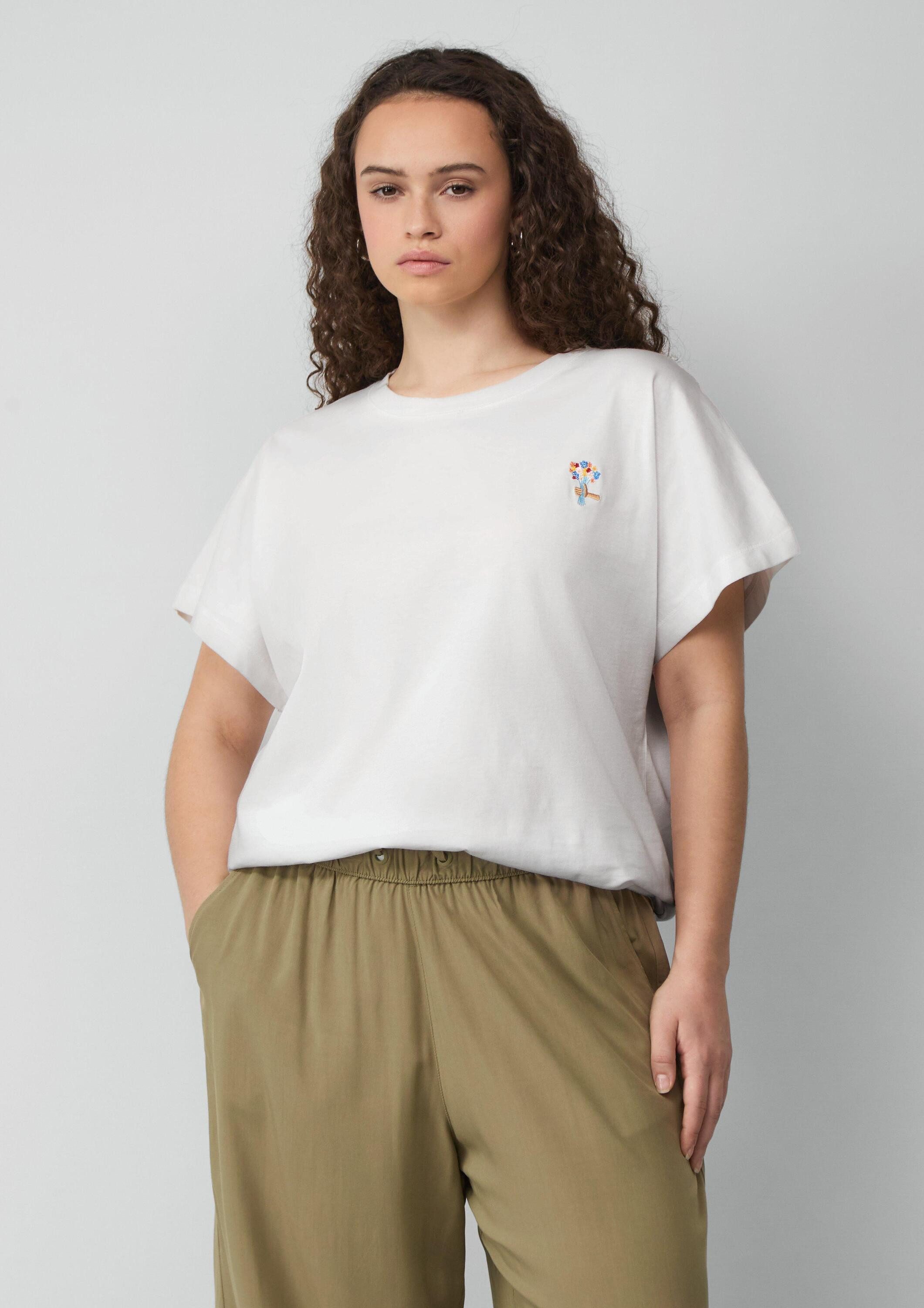 QS Kurzarmshirt T-Shirt (1-tlg) günstig online kaufen