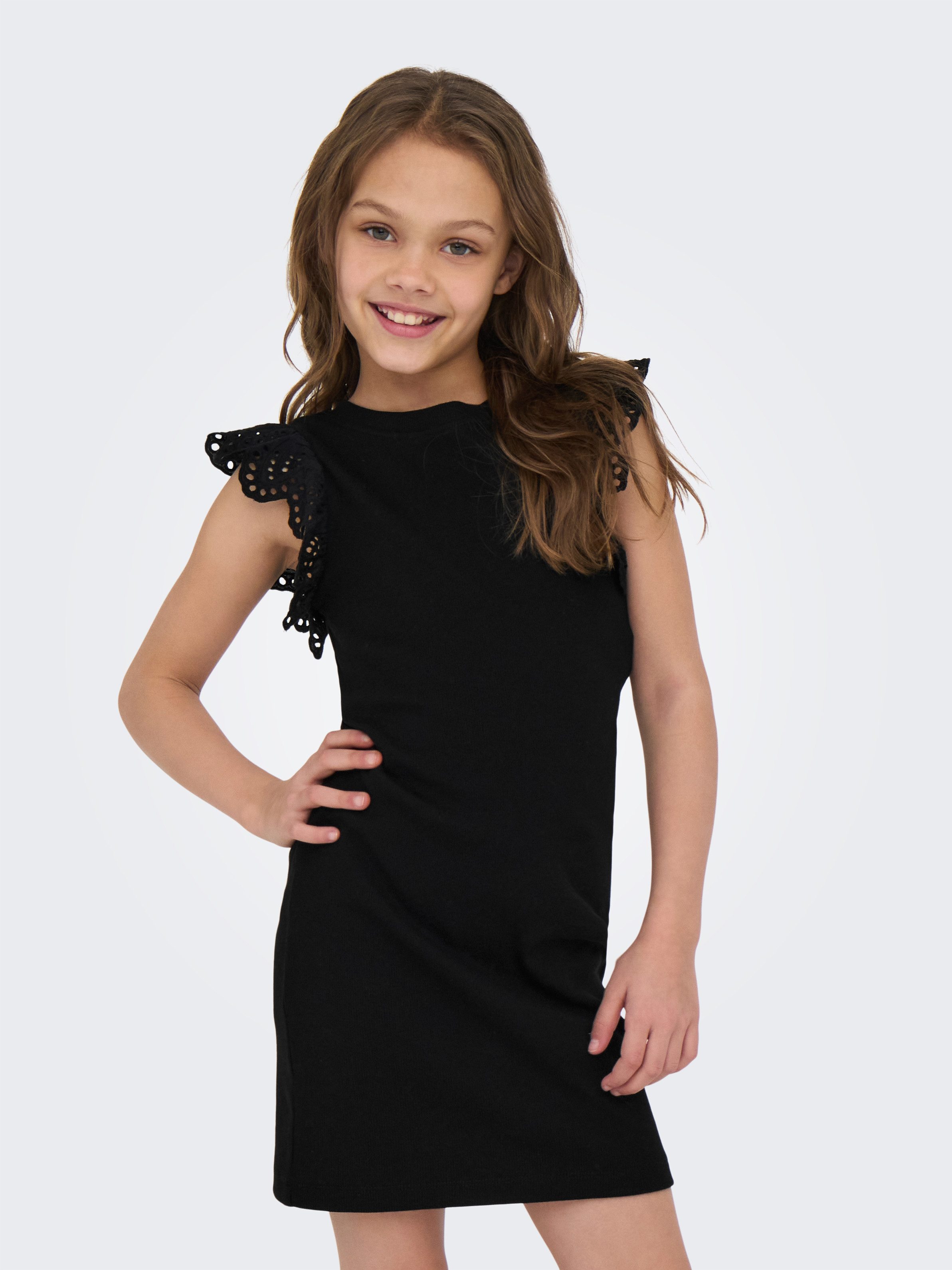 KIDS ONLY Jerseykleid KOGDREA LIFE S/S DRESS JRS NOOS Baumwollmischung, regular fit