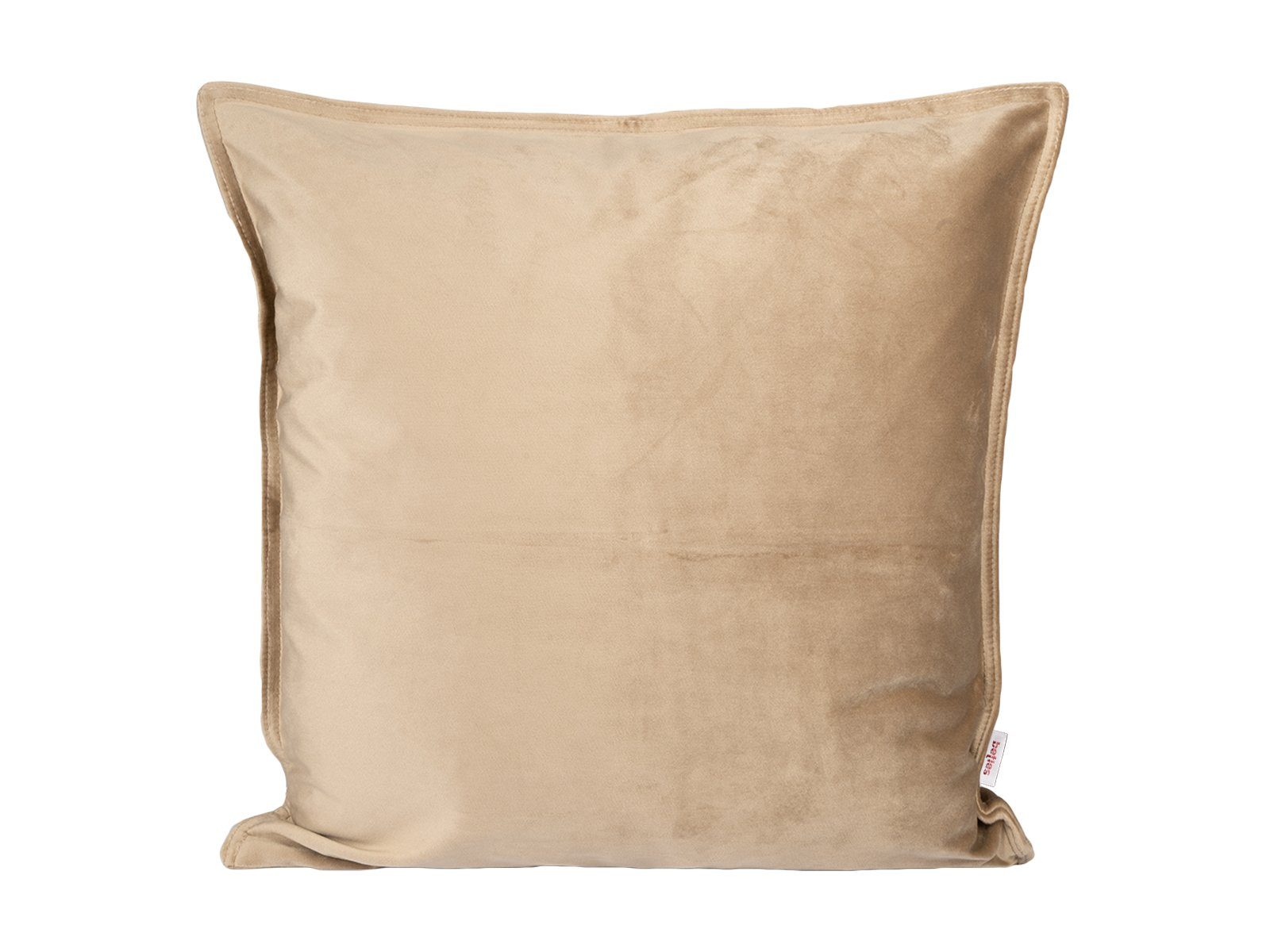 beties Подушкиbezug Samt&Sonders, (1 Stück), Подушкиhülle ca. 50x50 cm Samtkissen warm und weich Braun-beige