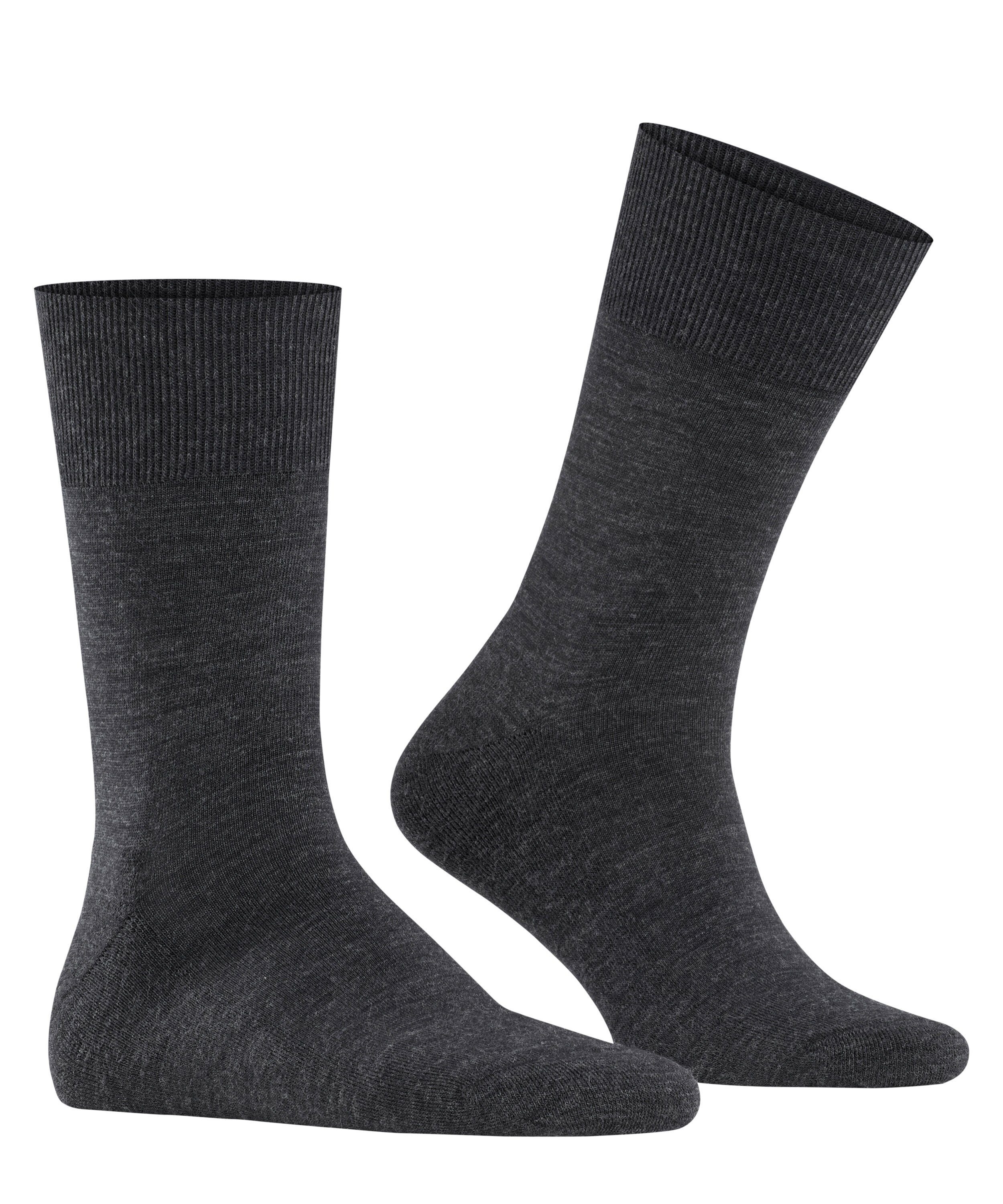 Socken (1-Paar) (3080) FALKE Airport anthra.mel Plus