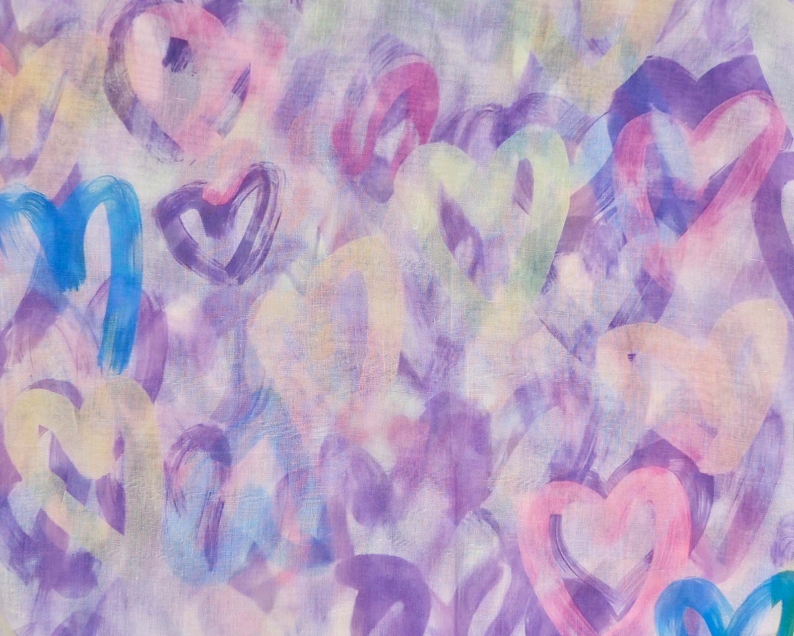 styleBREAKER Loop Loop mit Brushstroke Herz Muster, (1-St) günstig online kaufen