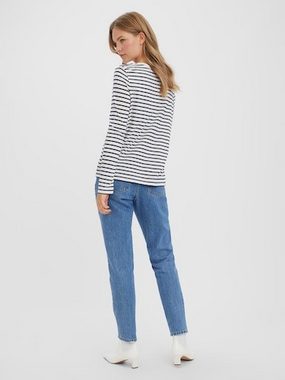 Vero Moda Langarmshirt VMLEXIE APRIL LS TOP JRS mit Zierknöpfen