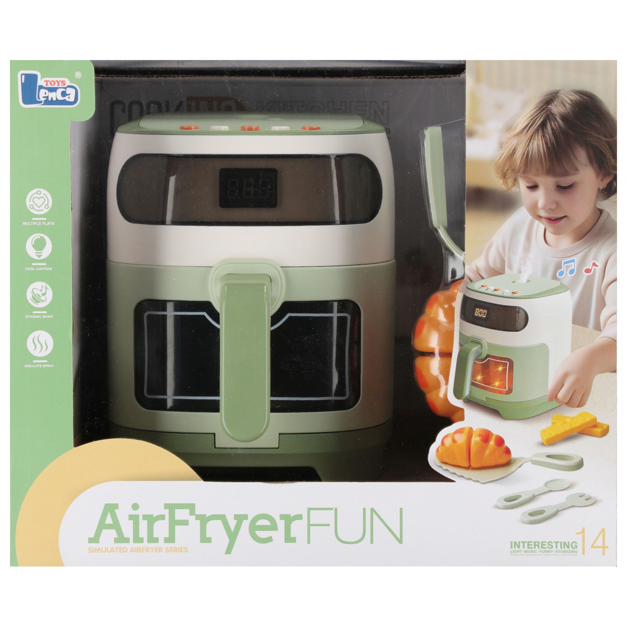 Sarcia.eu Spielküche Spielzeug Heißluftfritteuse AIR FRYER für Kinder, DAMP günstig online kaufen