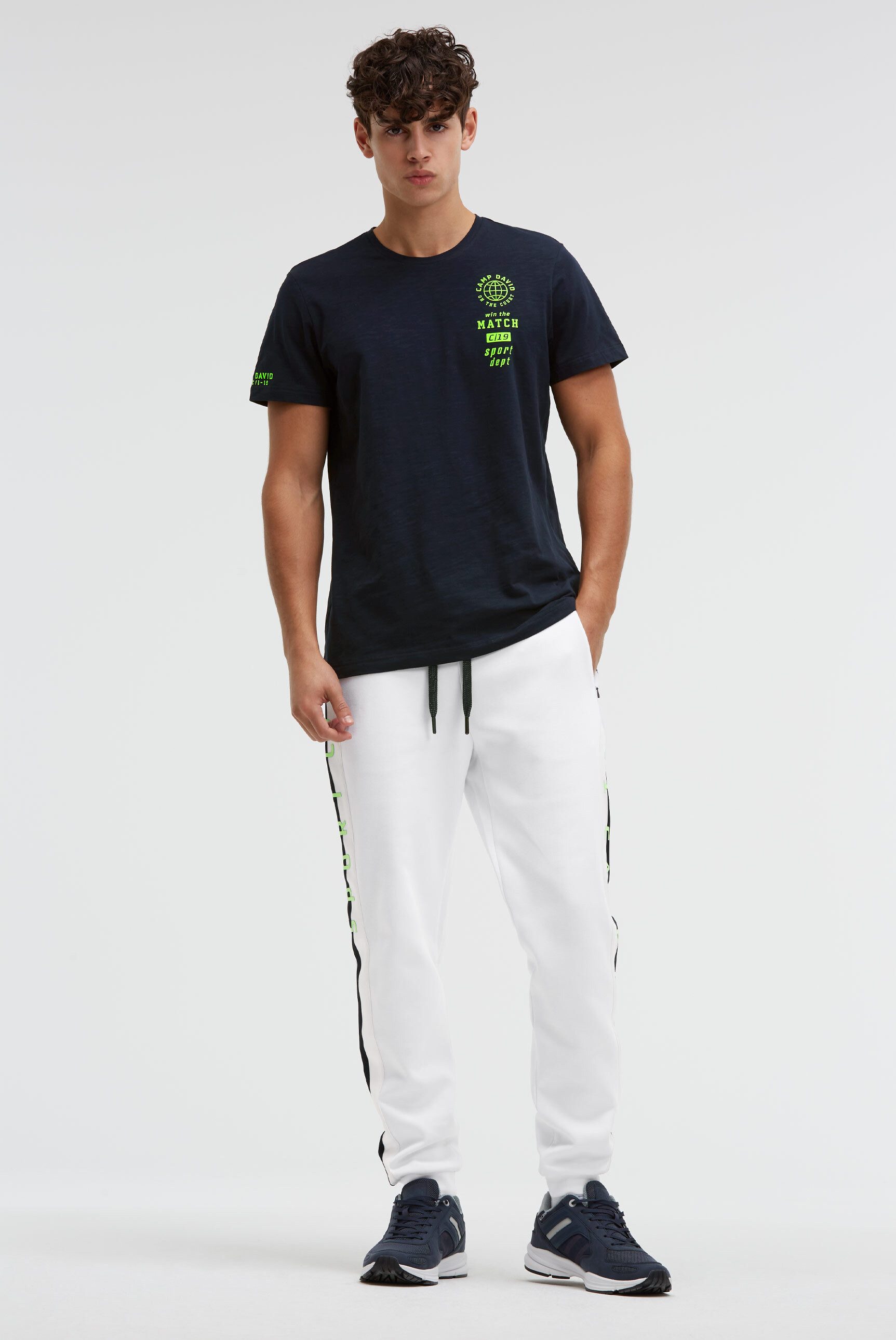 CAMP DAVID Rundhalsshirt