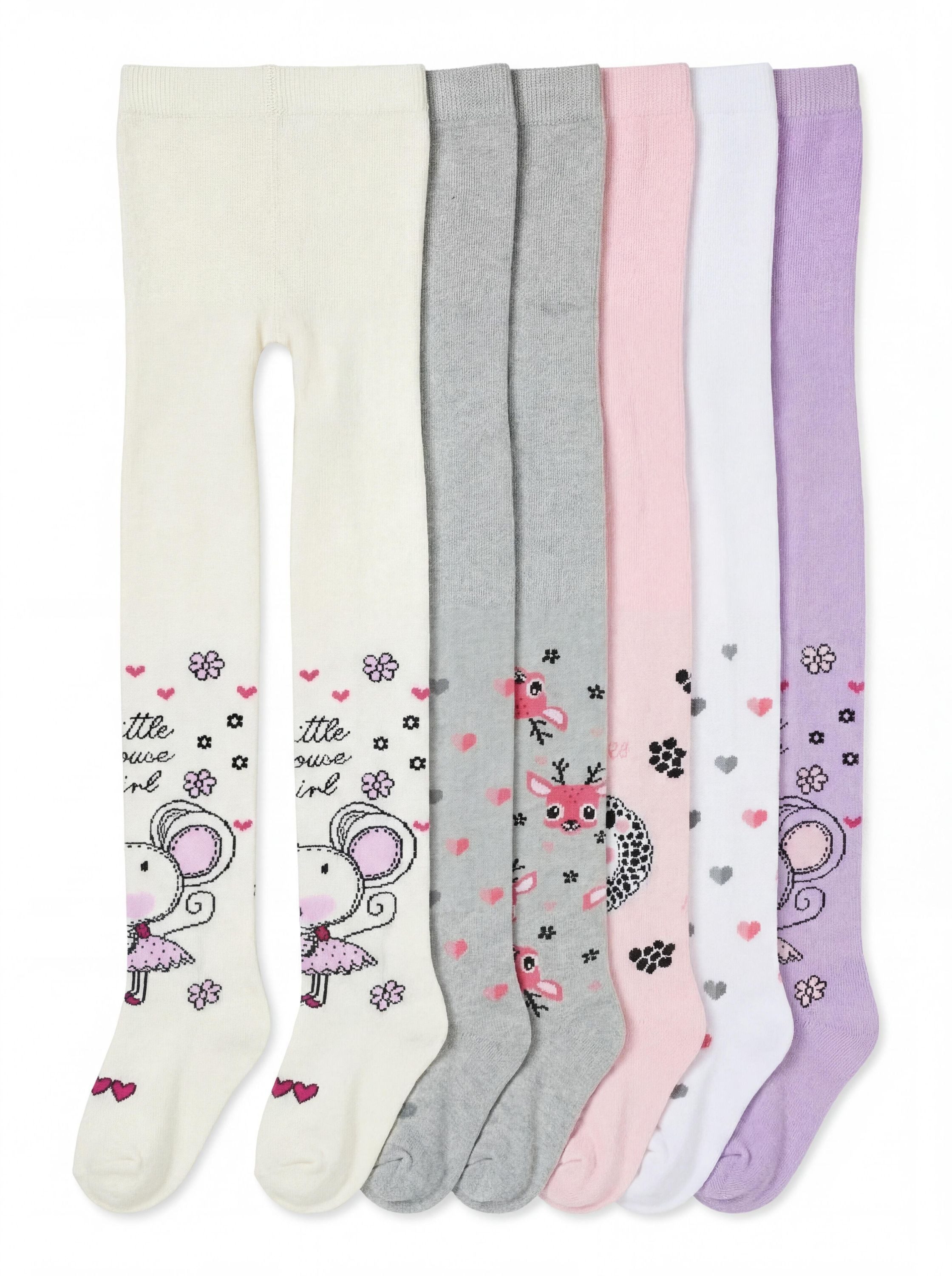 TupTam Strickstrumpfhose TupTam Mädchen Strickstrumpfhosen Bunt Gemustert 6er Pack