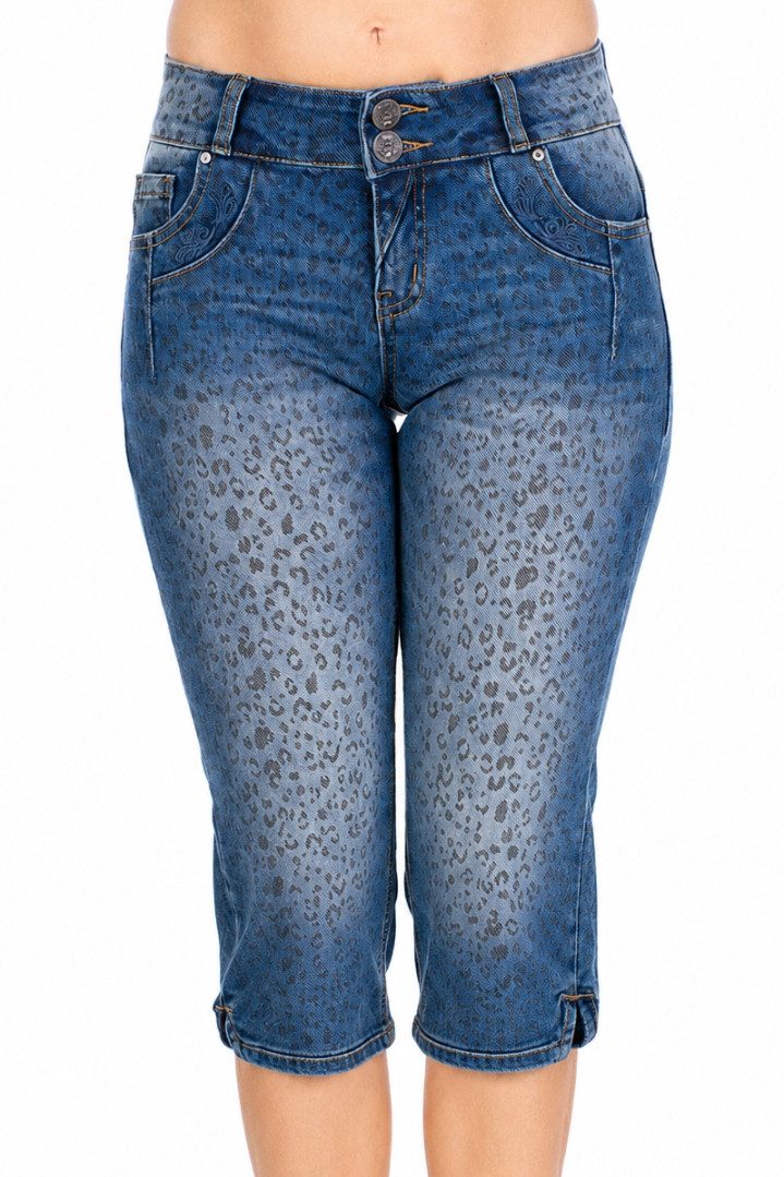 Hangowear Trachtenjeans Trachtenjeans Damen - HENDRINA DENIM KB LEO - aop