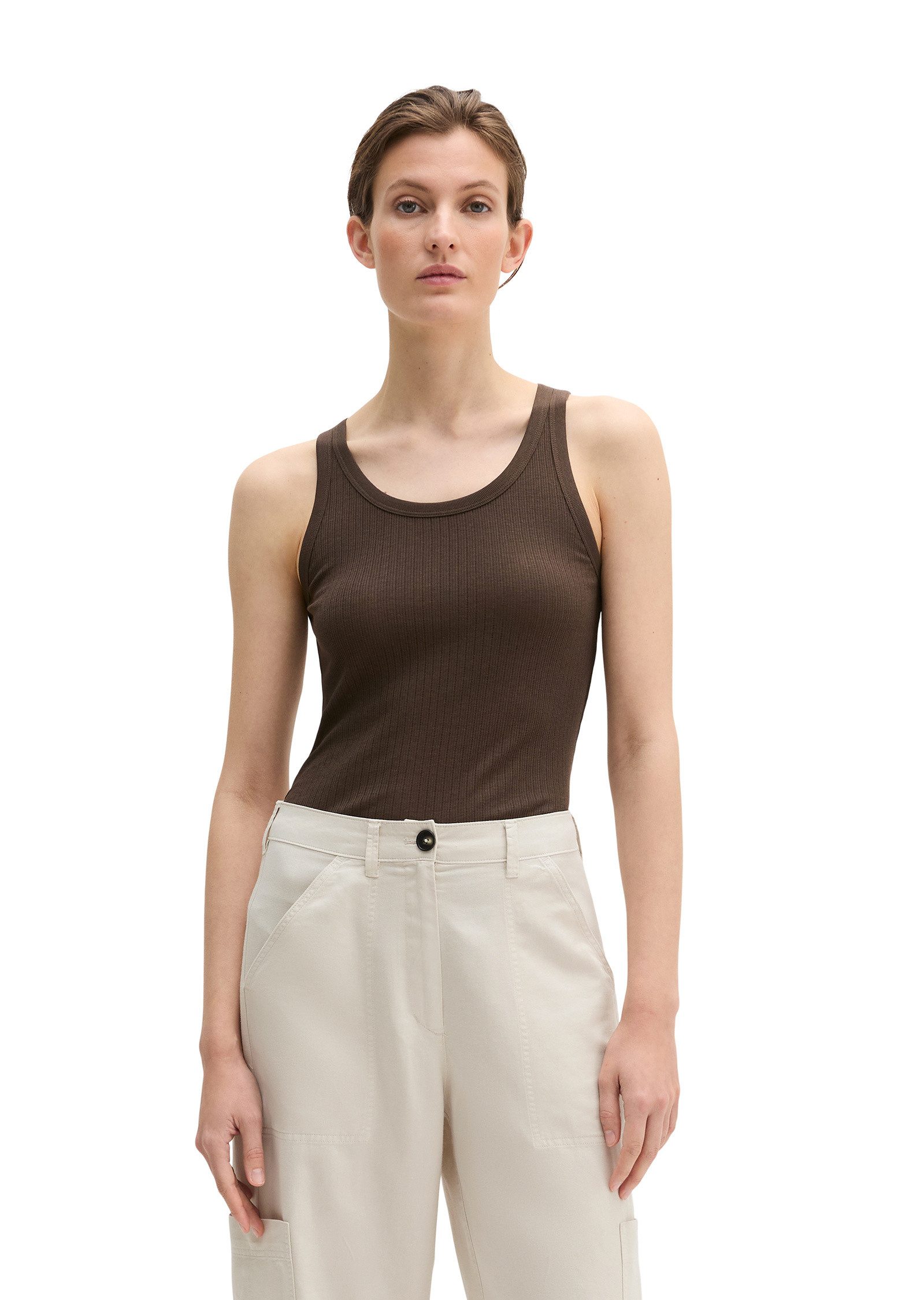 Marc O'Polo T-Shirt aus Bio-Baumwoll-Modal-Jersey günstig online kaufen
