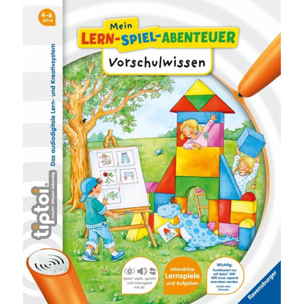 Ravensburger Lernspielzeug tiptoi Mein Lern-Spiel-Abenteuer: Vorschulwissen günstig online kaufen