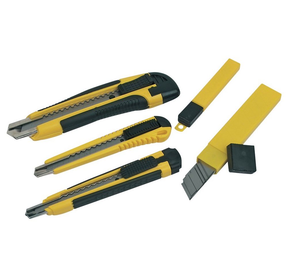 Thumbnail - Brüder Mannesmann Werkzeuge Cuttermesser Brüder Mannesmann M60125 Brüder Mannesmann Abbrechmesser-Set, inclusiv