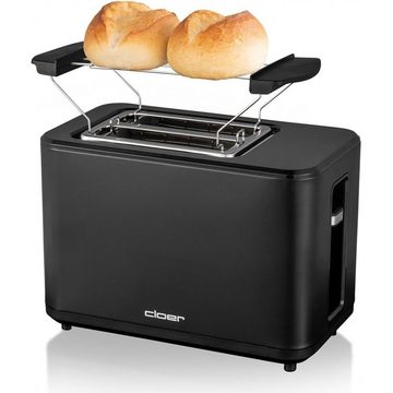 Cloer Toaster 3930 - Toaster - mattschwarz, 2 Schlitze