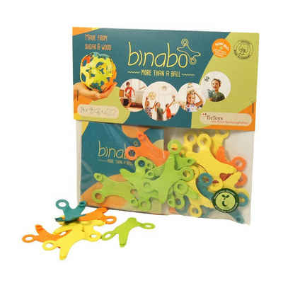 TicToys Steckpuzzle Binabo - Konstruktionsspielzeug aus Bioplastik - 24 Chips - von Tic Toys, 24 Puzzleteile, biologisch abbaubar