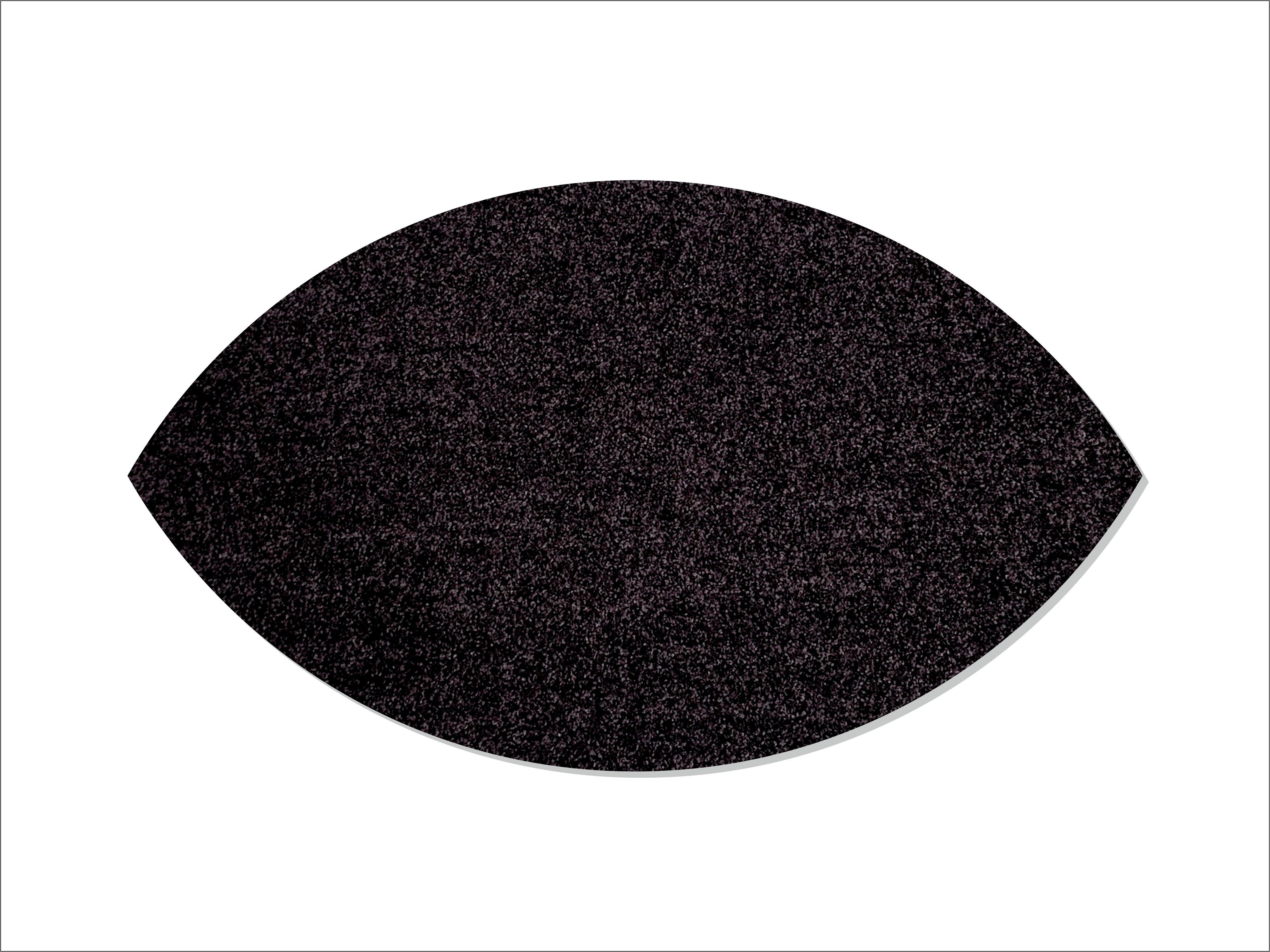Keilbach Designprodukte Fußmatte leaf 145 x 85cm, blattförmig, Höhe: 9 mm, waschbar, rutschfest, dünn, dichtgewoben, robust