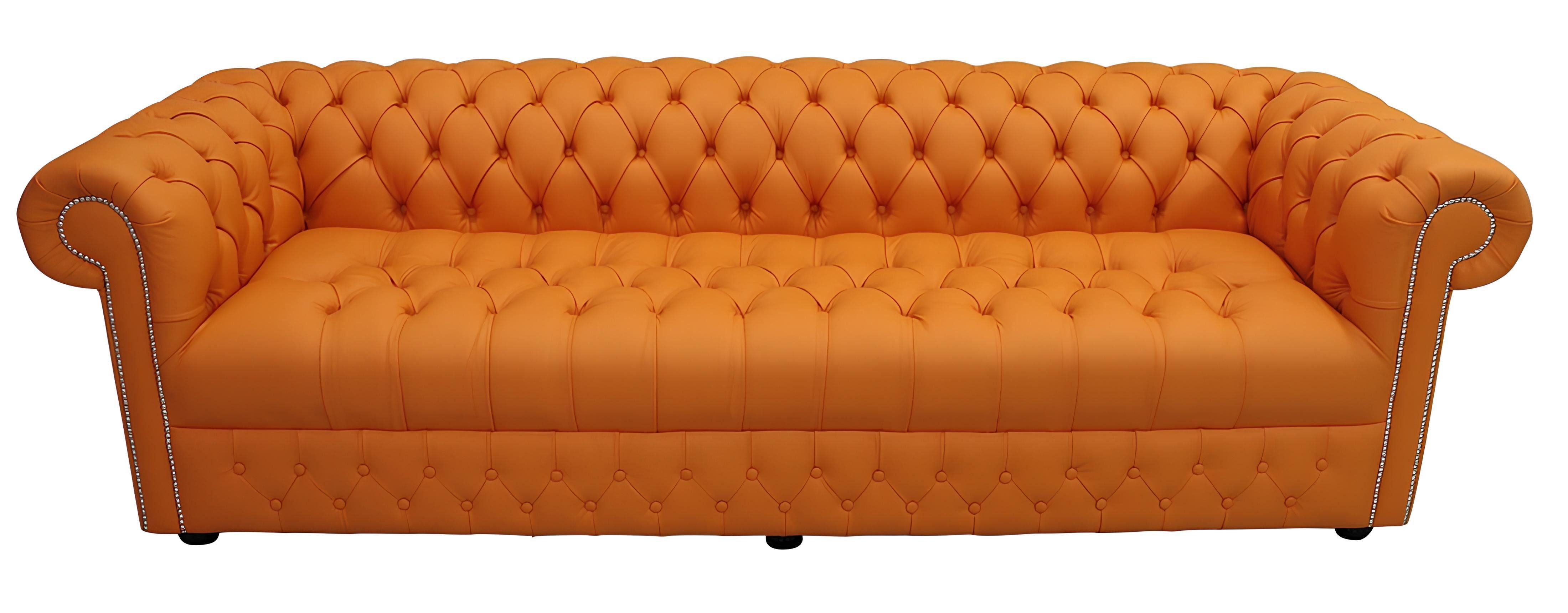 JVmoebel Chesterfield-Sofa Chesterfield Sofa in Leder und Textil, elegantes Design für Wohnräume, 1 Teile, Made in Europa