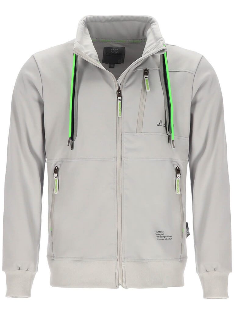 Coastguard Sweatjacke Herren Jacke mit Kordelband-Stehkragen & wasserdichte günstig online kaufen