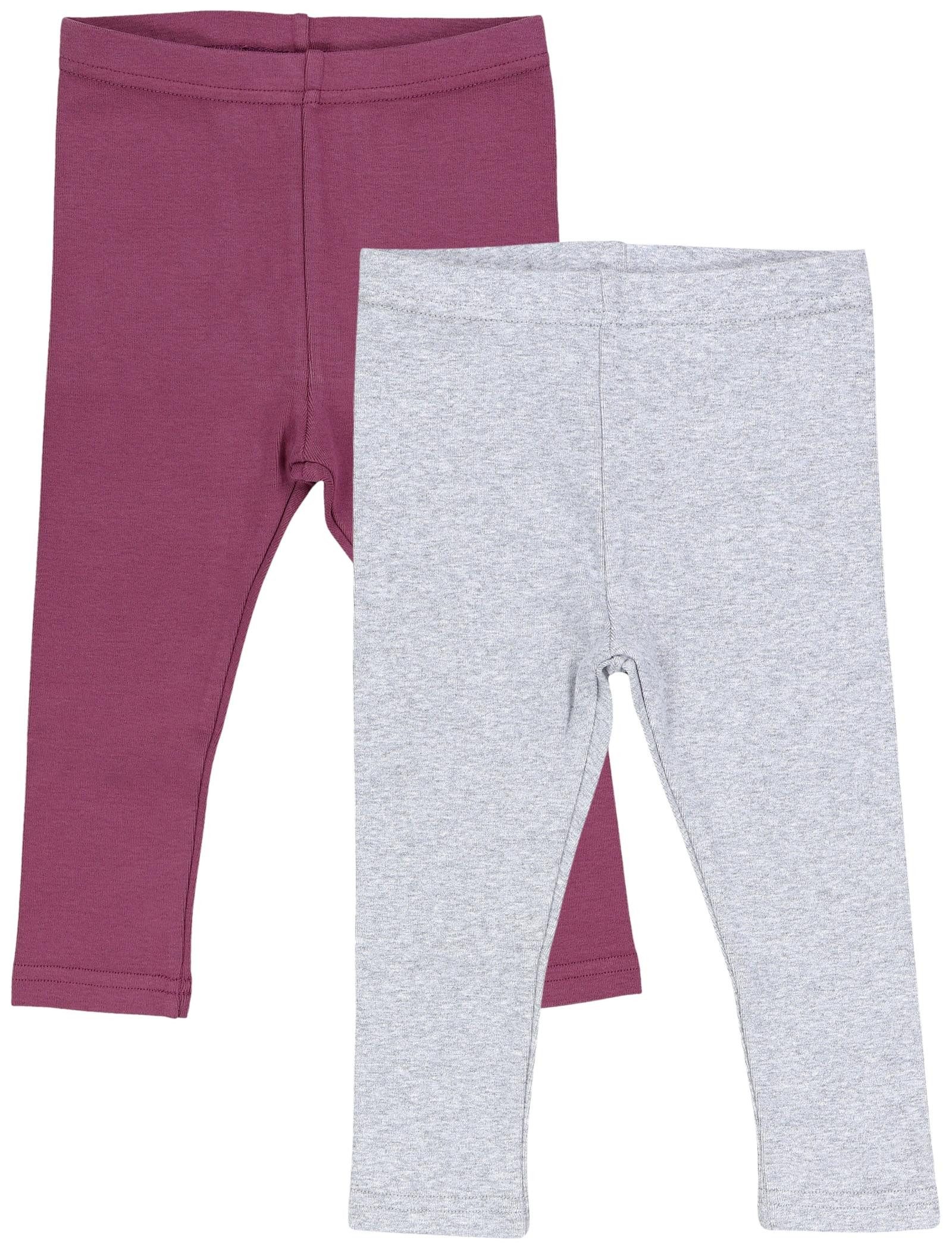 TupTam Leggings Baby Mädchen Lange Leggings 2er Pack