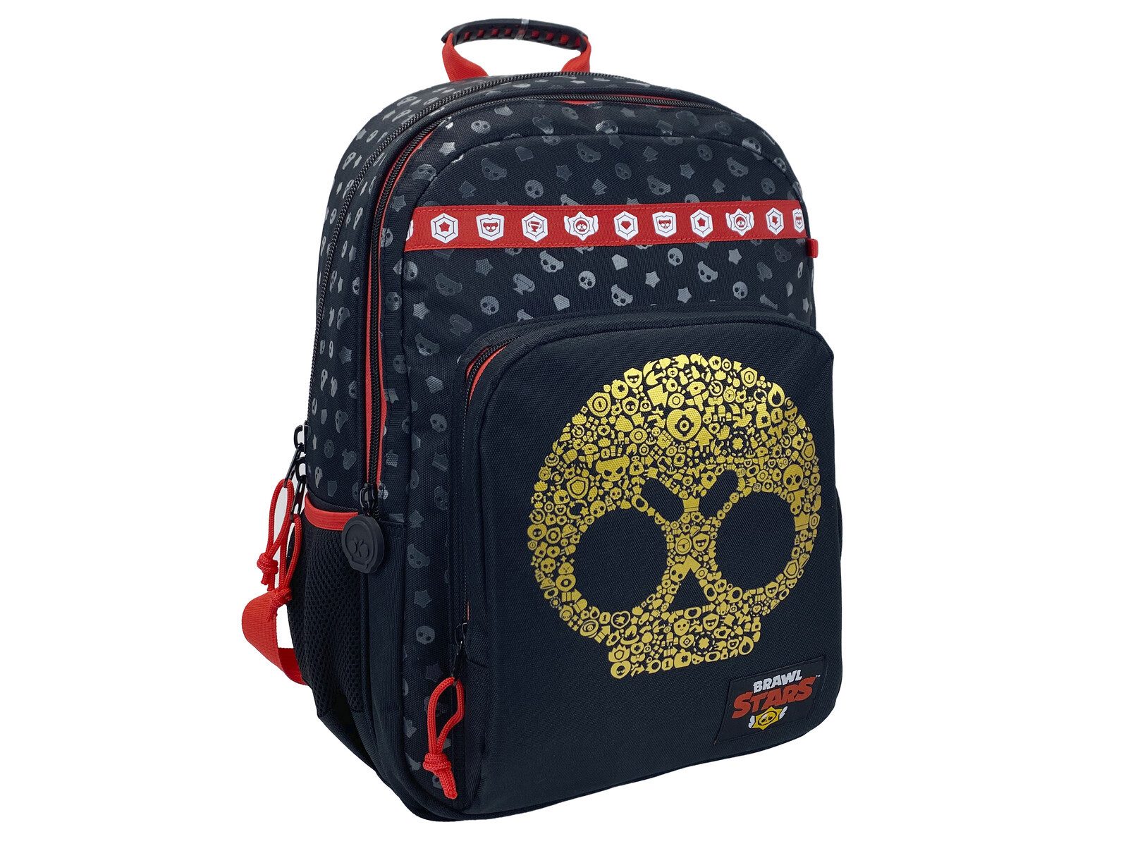 Brawl Stars Schulrucksack 43 × 35 cm mit 3 Fächern und Seitentaschen für Schule und Freizeit (1-tlg)
