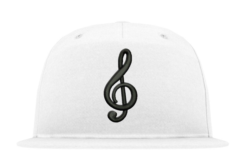 Weiß Designz Logo Stickerei modischer Unisex Baseball Cap Snapback Notenschlüssel mit Cap Youth