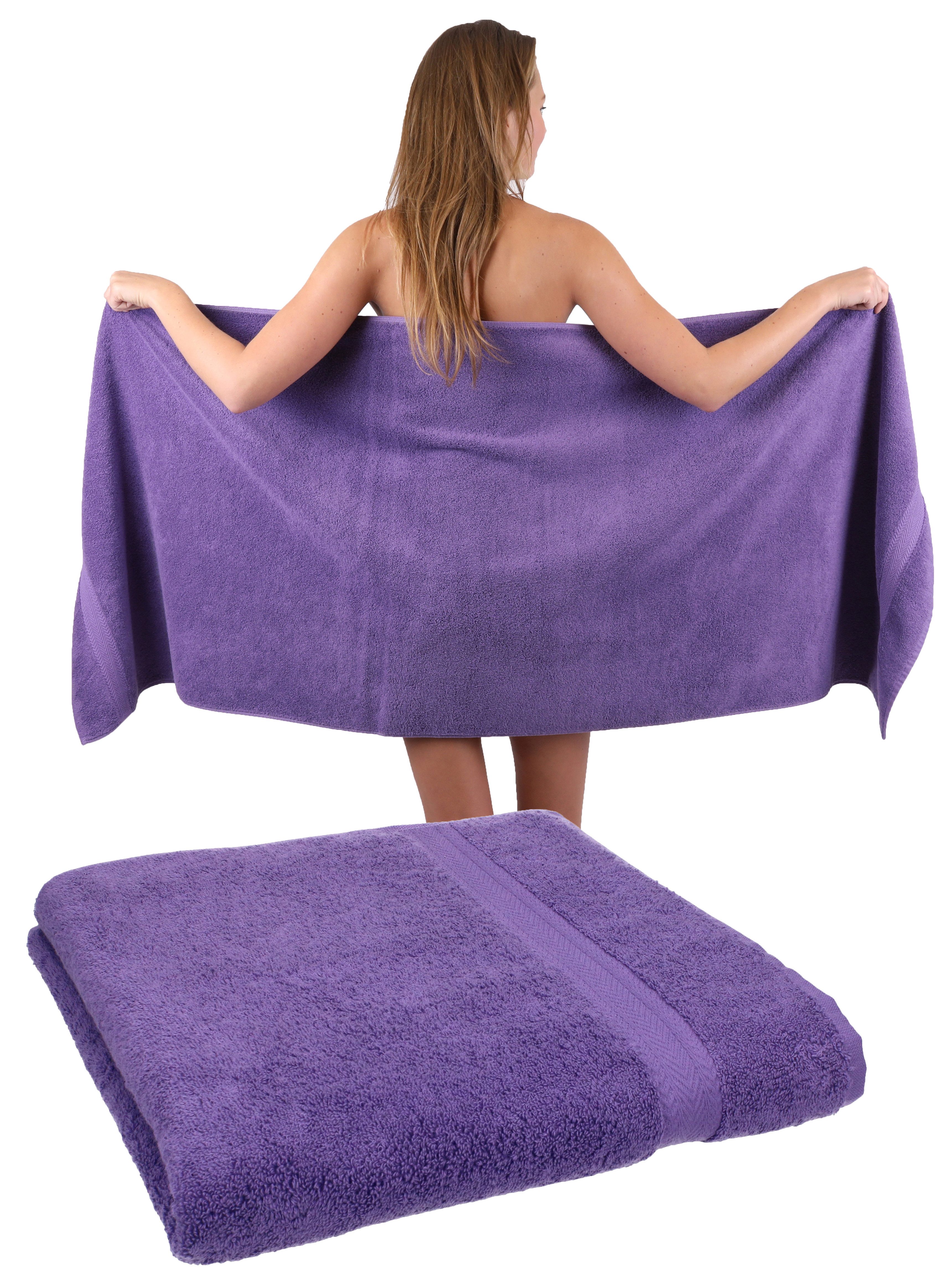 Betz Saunatuch Strandtuch Saunatuch XXL Badetuch Premium Größe 70 x 200 cm, 100% Baumwolle (1 Stück, 2-St), 100% Baumwolle