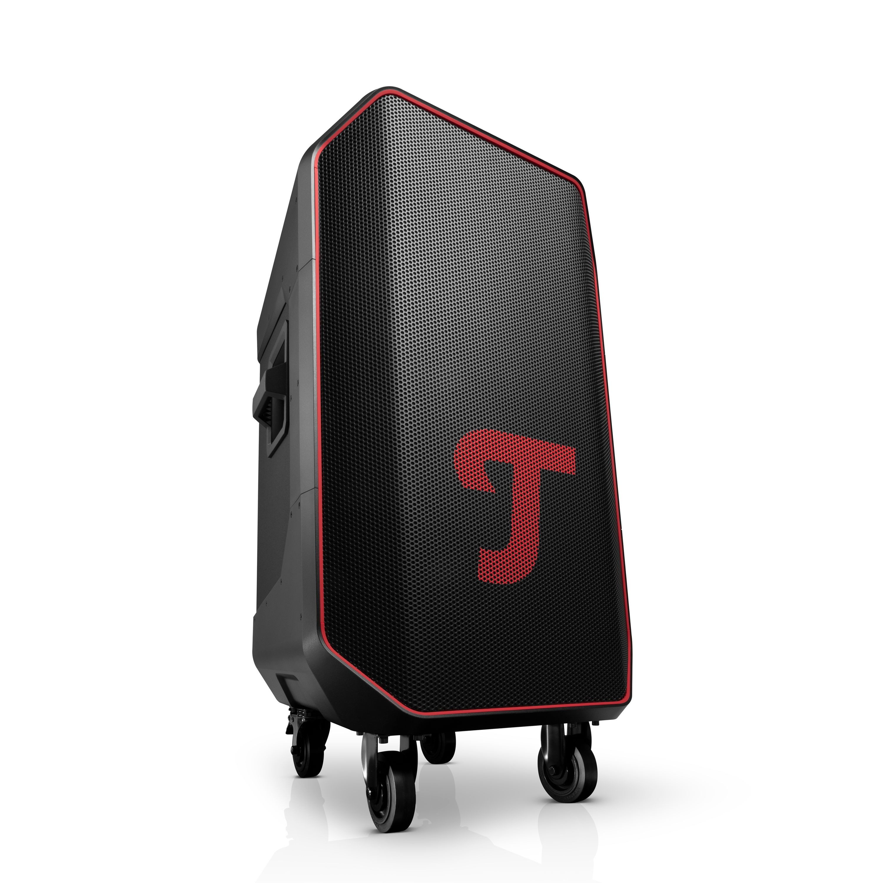 Teufel ROCKSTER 2 Wireless Lautsprecher (Bluetooth, 440 W, IPX2 - Spritzwasser geschützt, beleuchtete Bedienpanel, DMX)