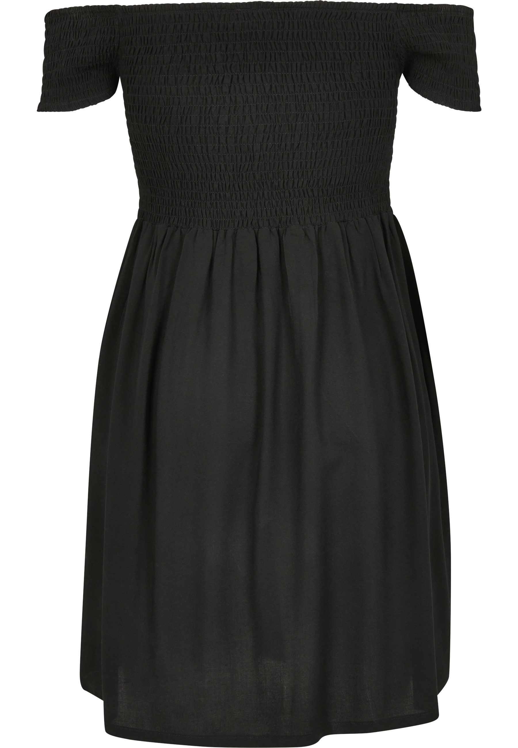 URBAN CLASSICS Shirtkleid Urban Classics Damen Ladies Smoked Off Shoulder D günstig online kaufen