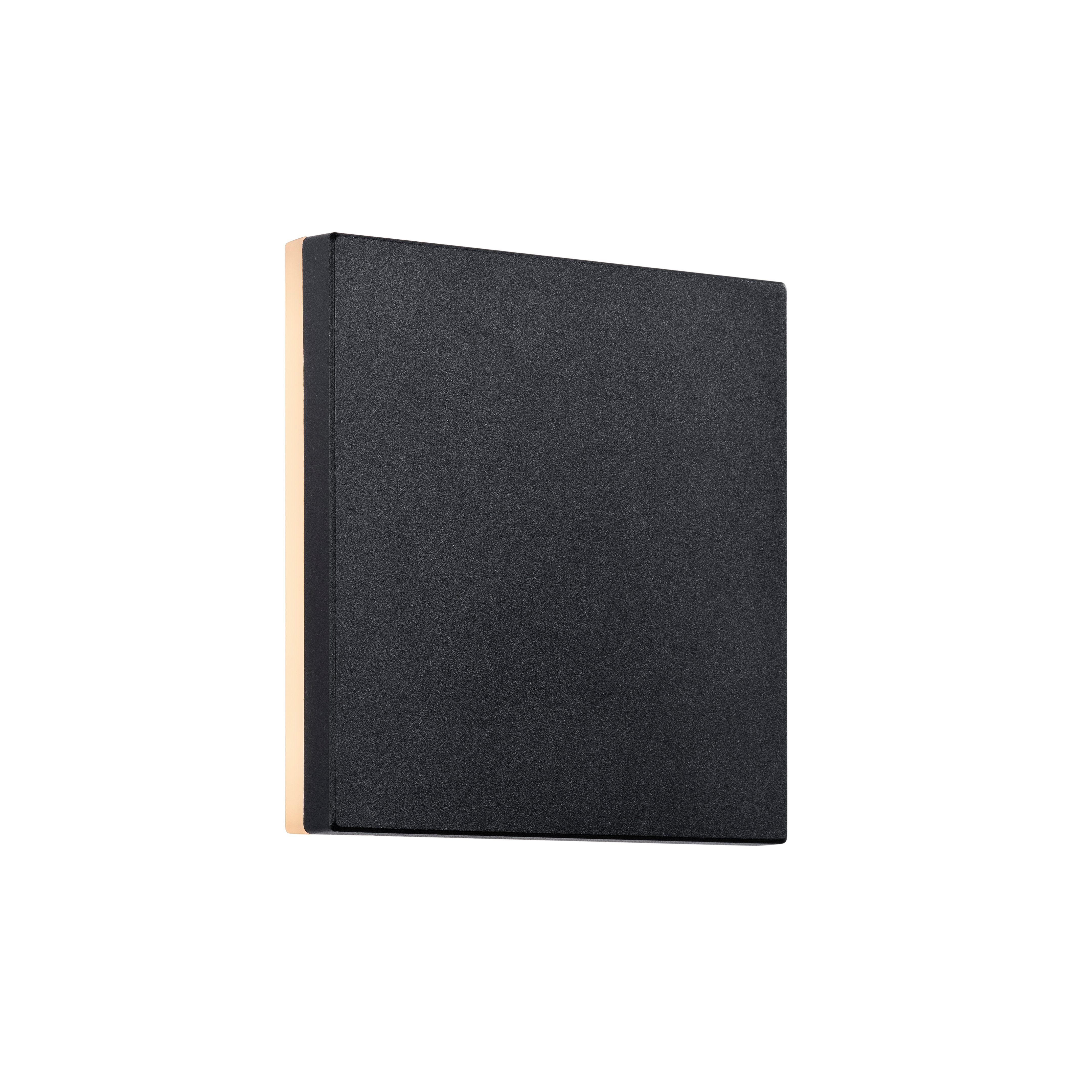 Nordlux LED Außen-Wandleuchte Flint Artego SQUARE 8W Wandleuchte schwarz IP54, LED fest integriert, warmweiss