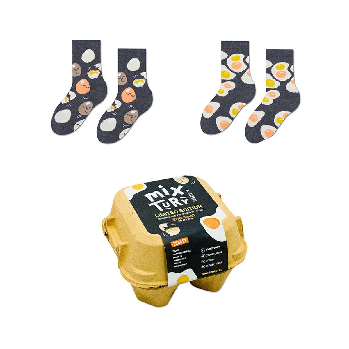 ZOOKSY Freizeitsocken Lustige Socken mixTURY Box 2 Paar günstig online kaufen