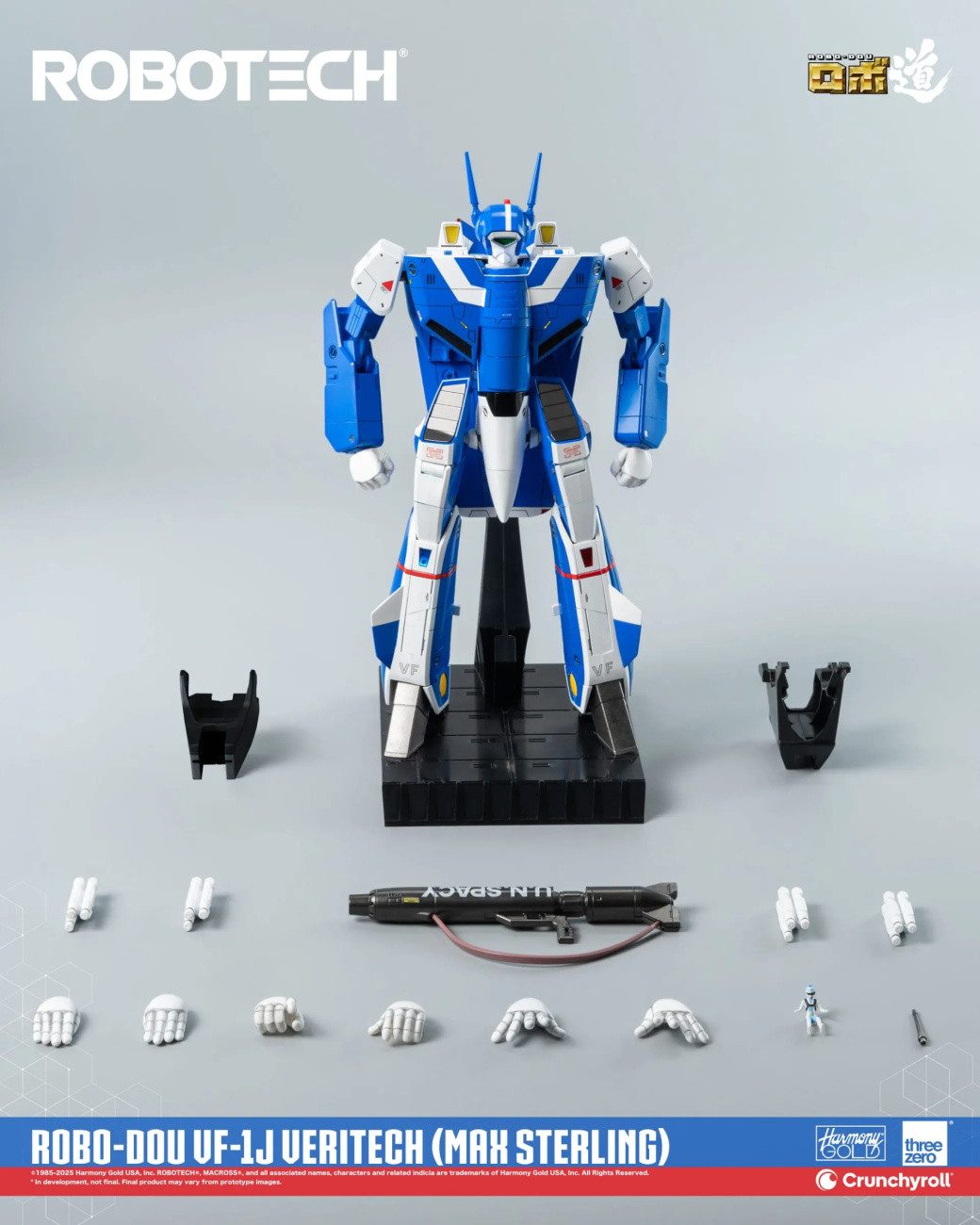 ThreeZero Actionfigur Robotech Actionfigur ROBO-DOU VF-1J Veritech (Max Sterling) 20 cm