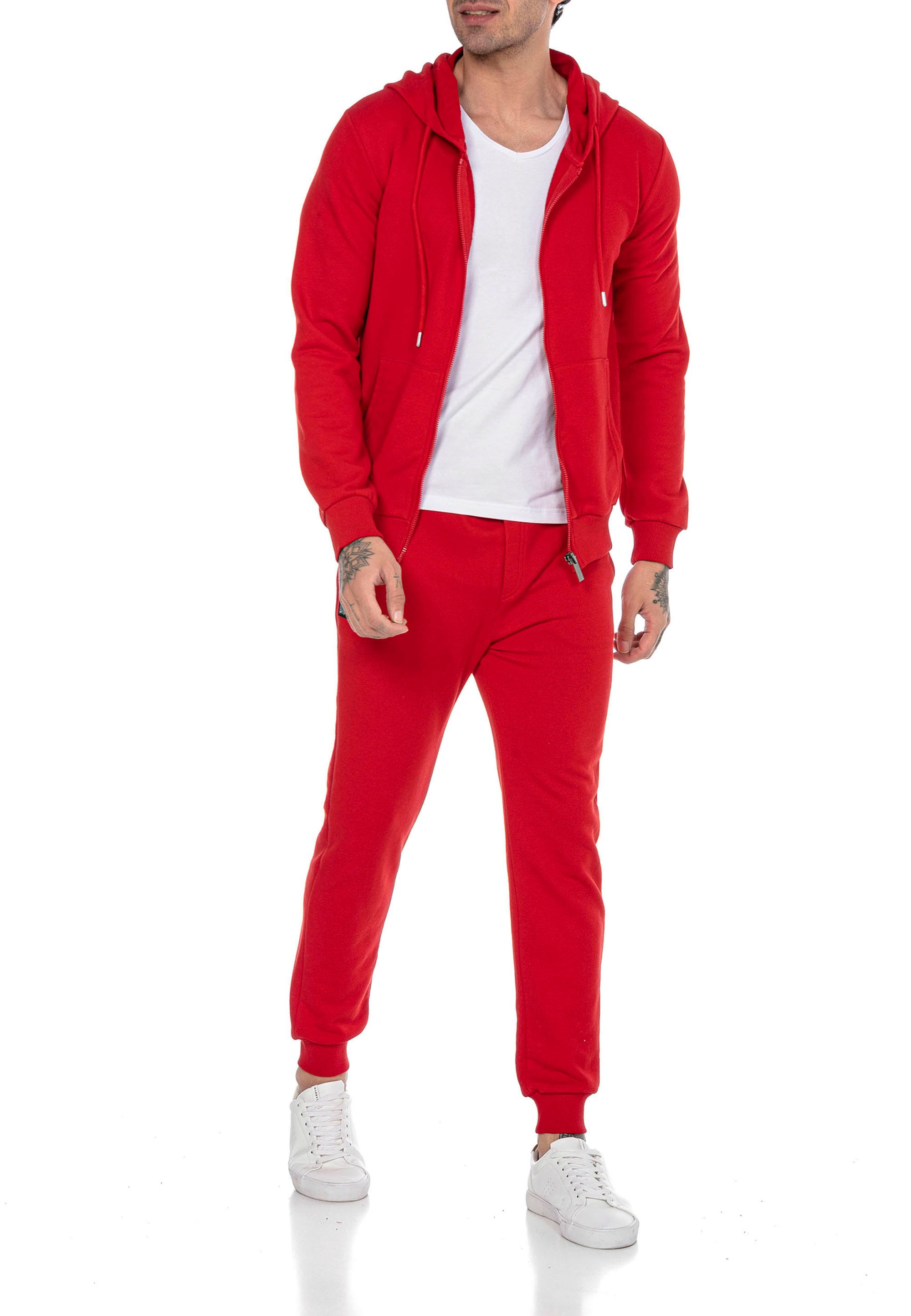 RedBridge Jogginganzug Red Bridge Herren Jogginganzug Sweat Suit Set Sweatjacke Hose (Set, 2-tlg)