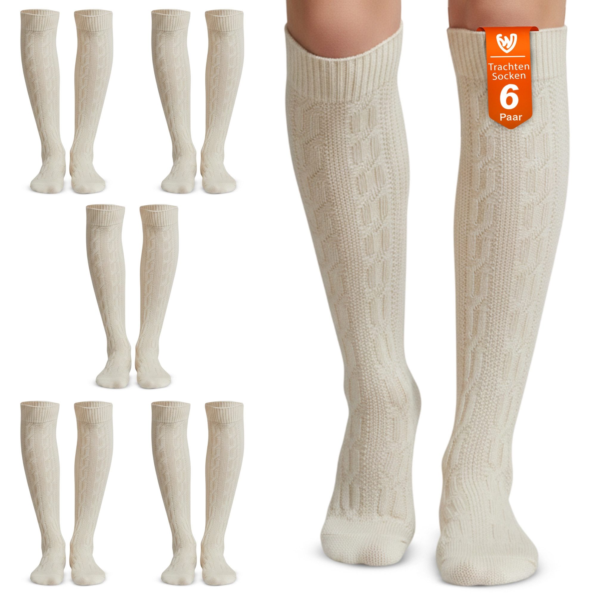 German Wear Trachtensocken GW250- 6xPaar AMZ (6er-Pack) 6er Pack Trachtenst günstig online kaufen
