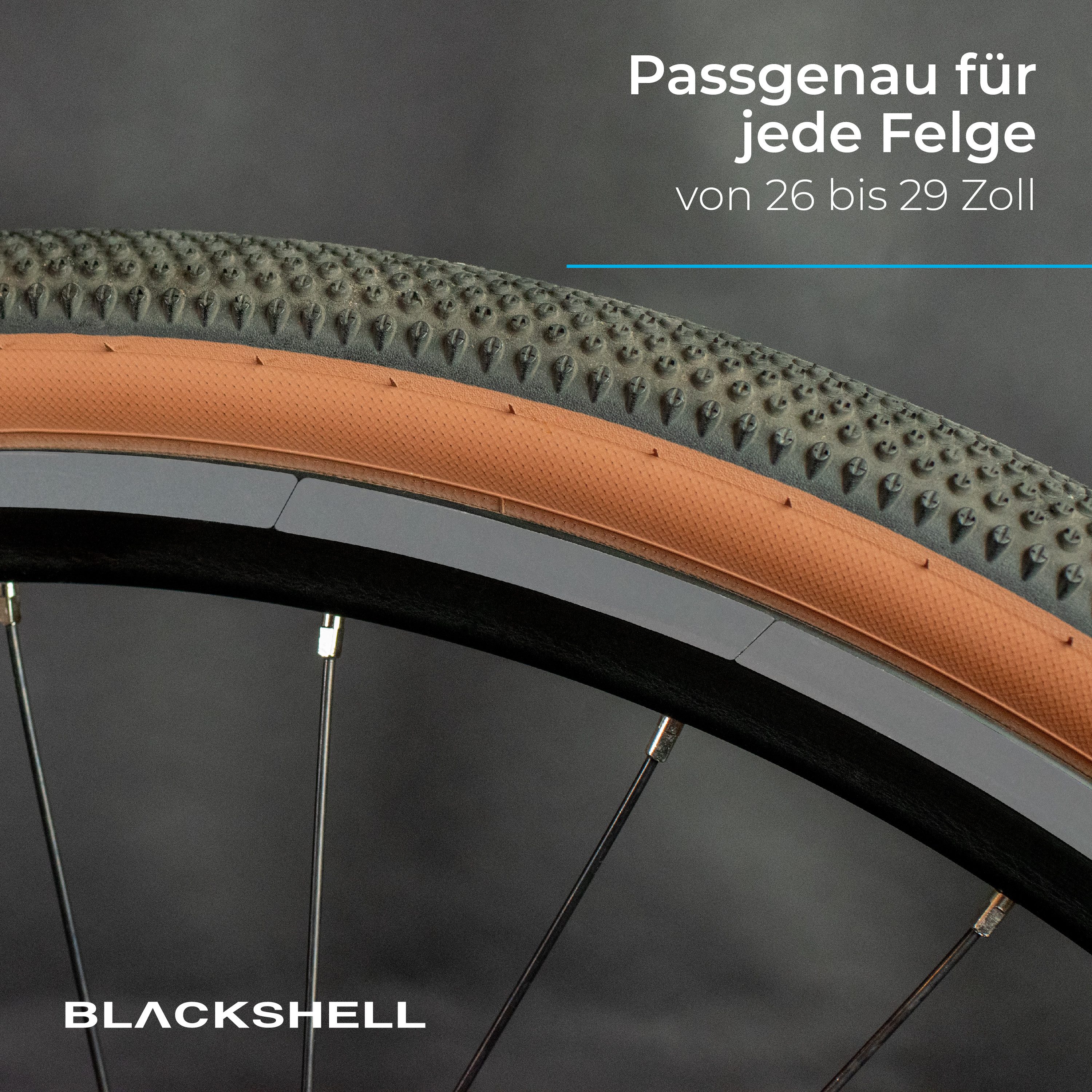 Blackshell Reflektor-Aufkleber Reflektierende Aufkleber für die Fahrradfelge passend für 26-29 Zoll – Bild 5 von 5