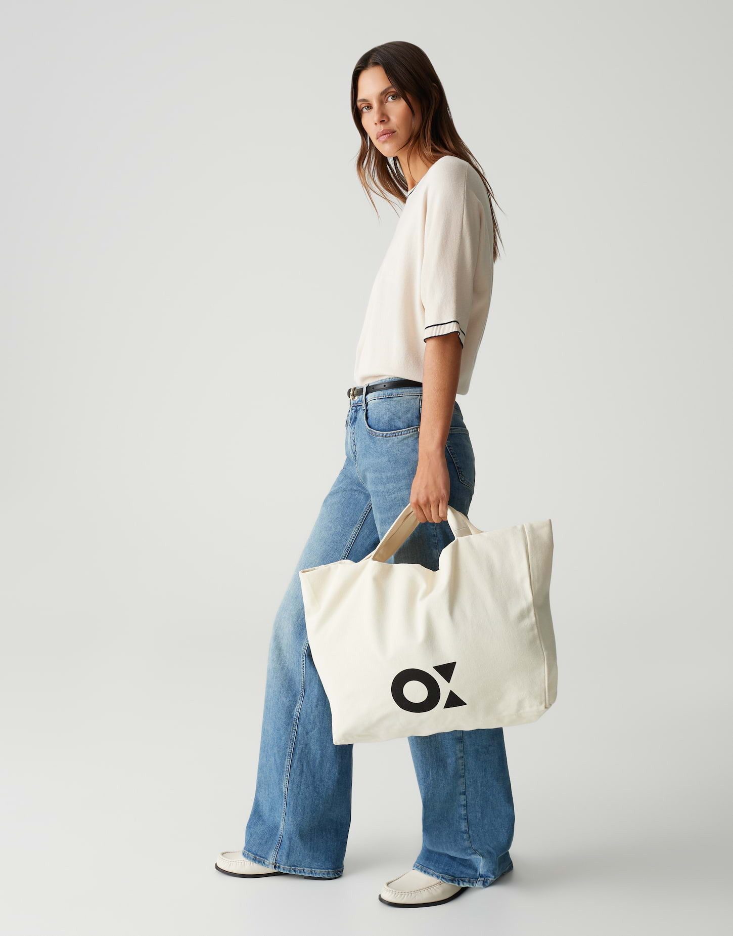 OPUS PANTS Shopper ADAILY aus nachhaltigem Baumwoll Mix