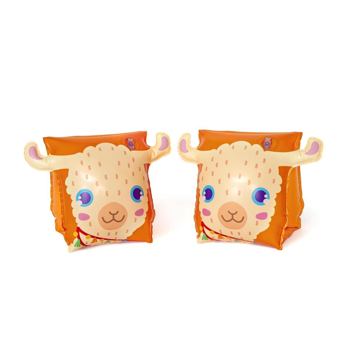 Bestway Schwimmflügel Little Lama (Packung, Größe aufgeblasen: 19 x 15 x 14,5 cm), 3-6 Jahre