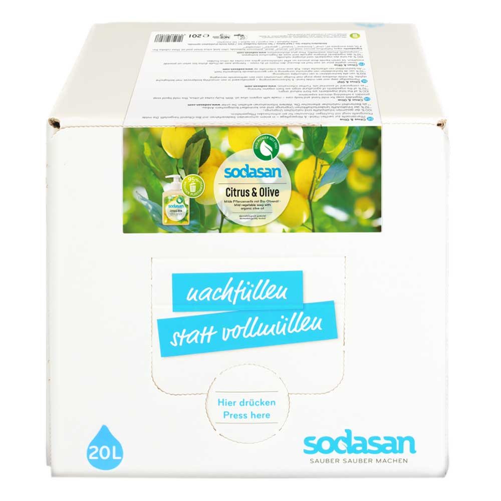 Sodasan Flüssigseife Liquid - Citrus & Olive Seife 20L