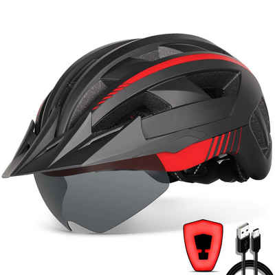 iceagle Fahrradhelm »Fahrradhelm Herren Damen MTB Helm mit Abnehmbarer Magnetische«