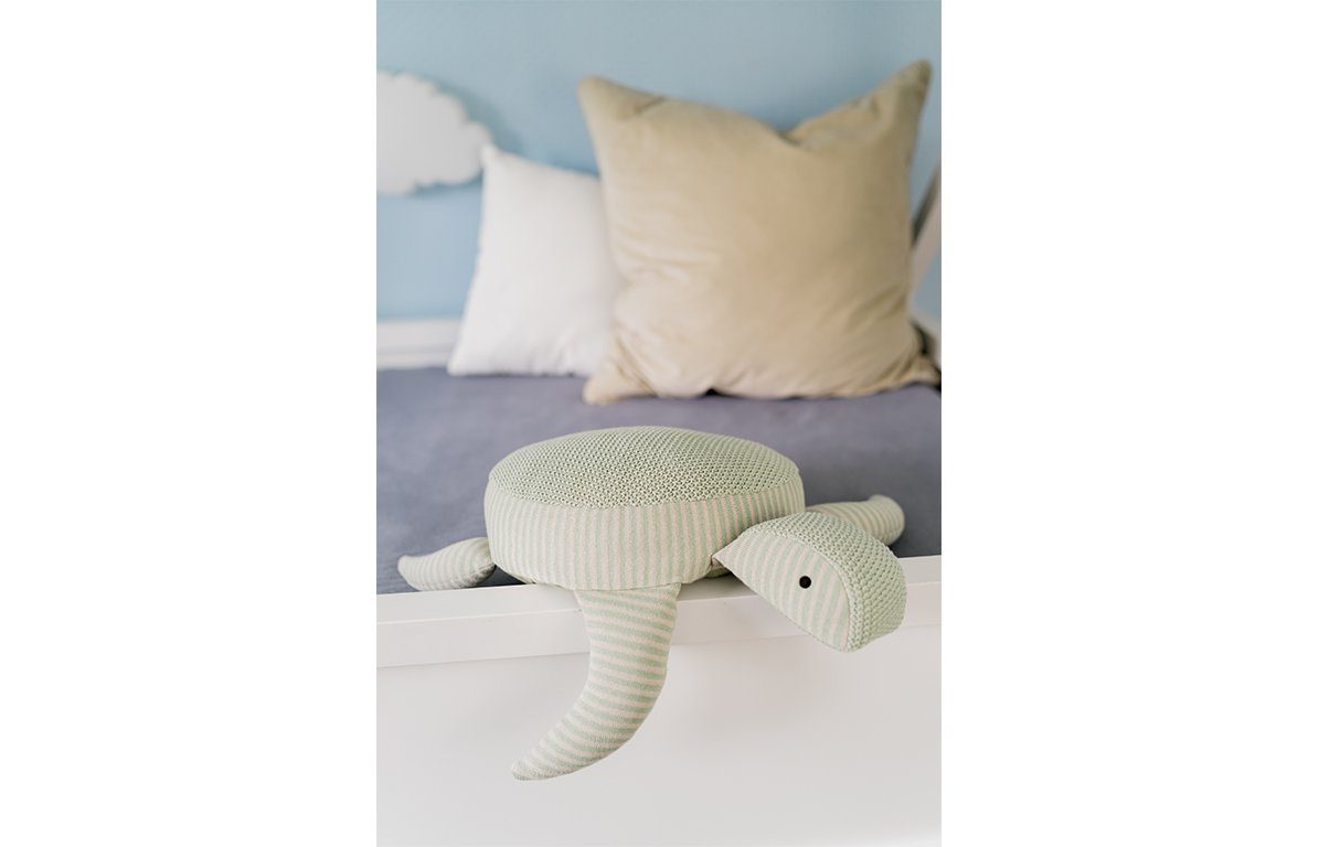 KINDSGUT Kuscheltier Schildkröte, aus 100% Baumwolle, gestrickt, Schildkröte