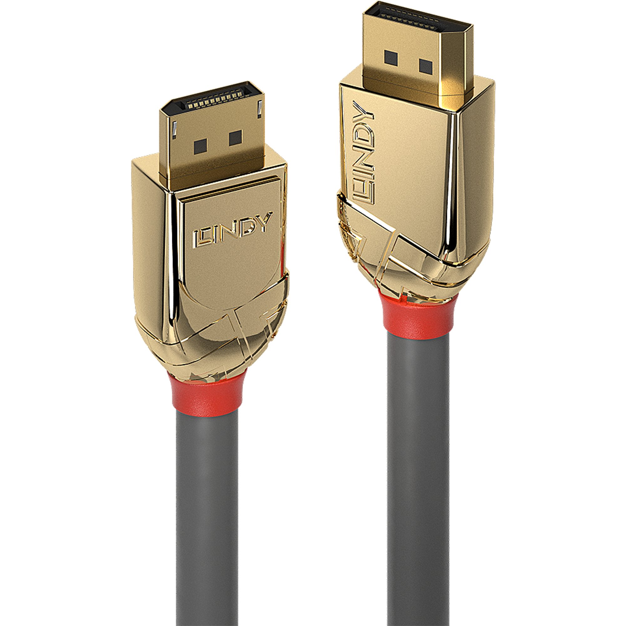 Lindy Lindy DisplayPort 1.2 Kabel, Gold Line, (10m) Audio- & Video-Kabel