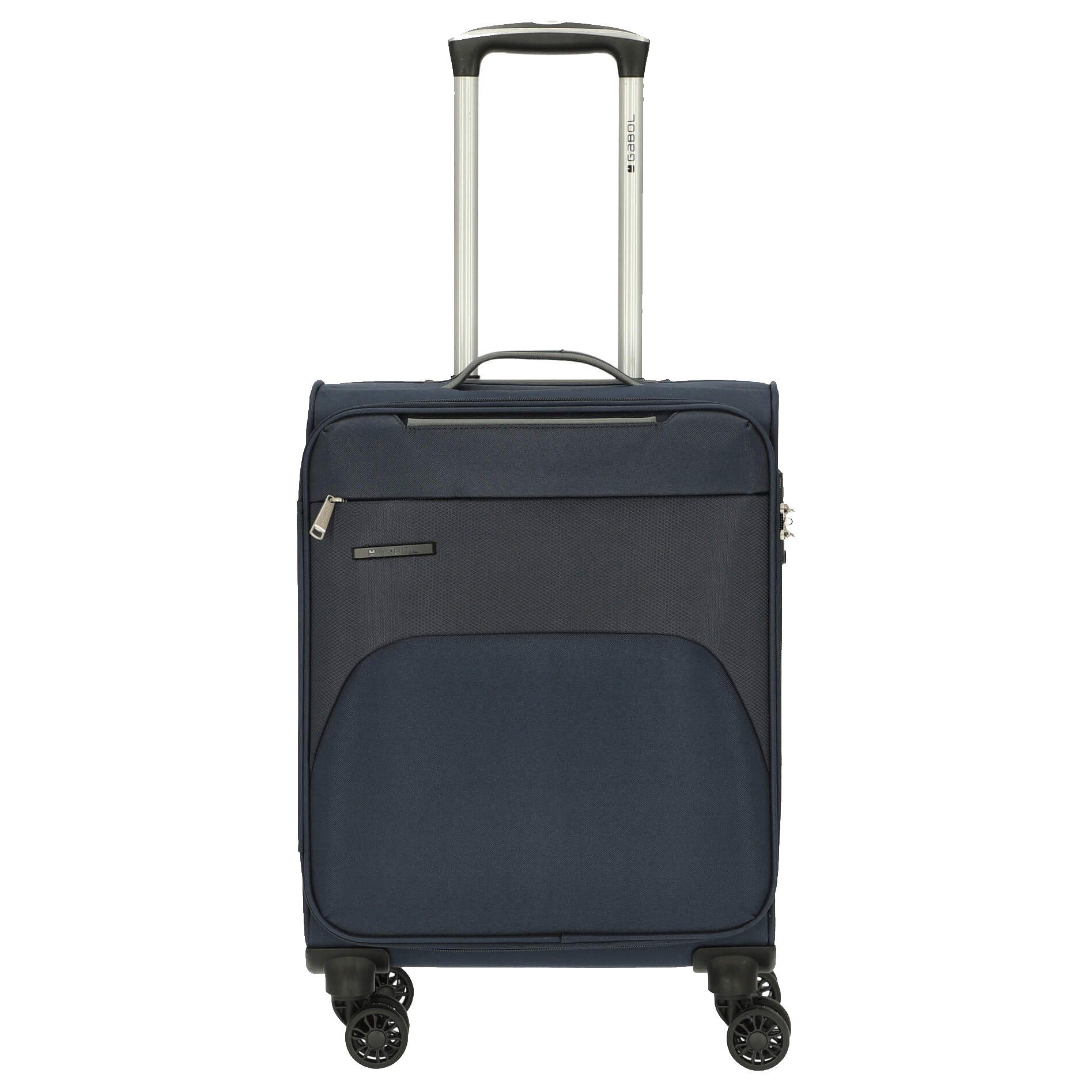 Gabol Handgepäck-Trolley Zambia - 4-Rollen-Kabinentrolley 55 cm, 4 Rollen Rollen blue