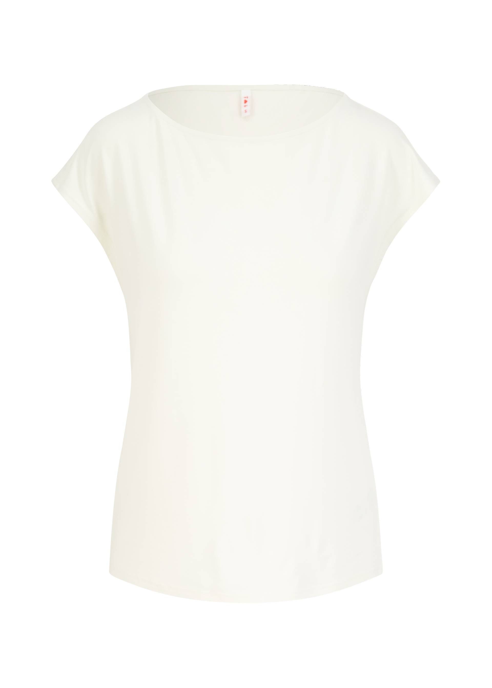 Blutsgeschwister Kurzarmshirt Breezy Flowgirl - Shirt Damen - Top - Basicshirt - weißes Shirt