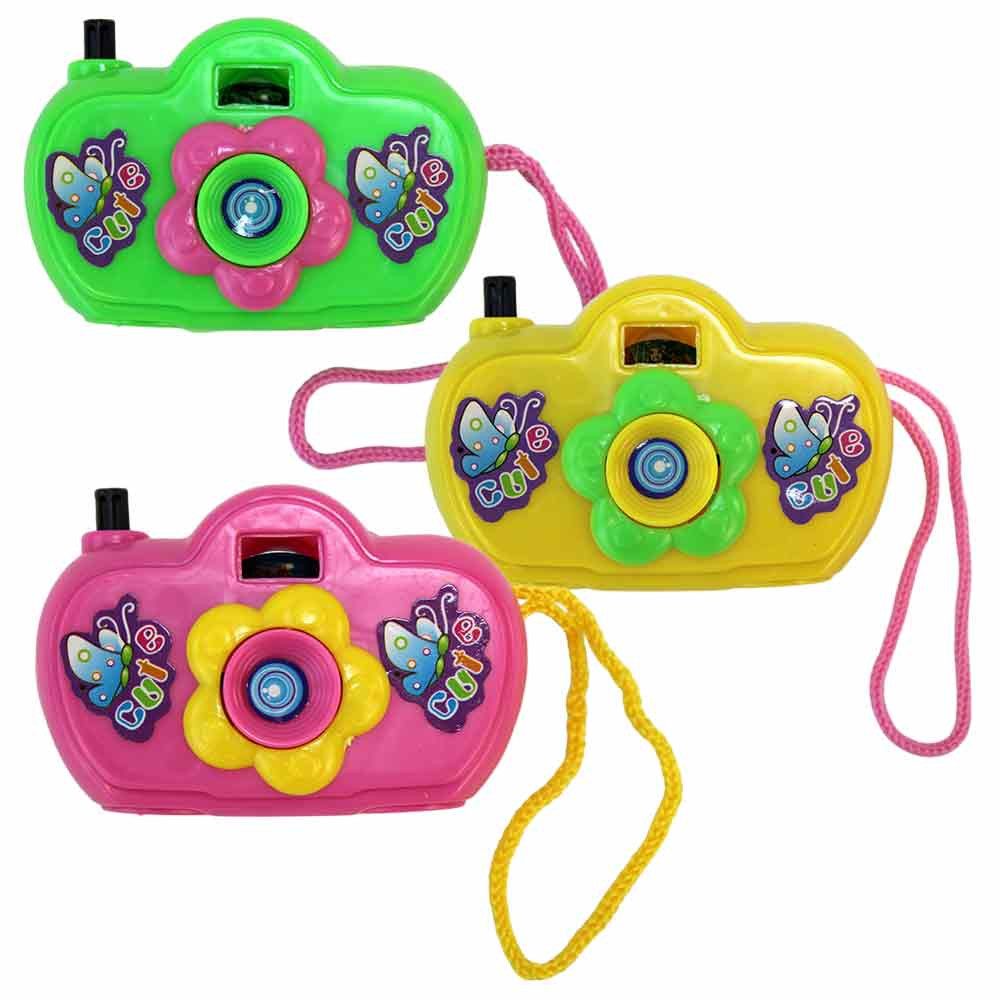 B&G INTERNATIONAL Spielzeug-Kamera 48 Stück Spielzeug Mini Kamera wechselnde Bilder - ca. 7 cm, (48-tlg)