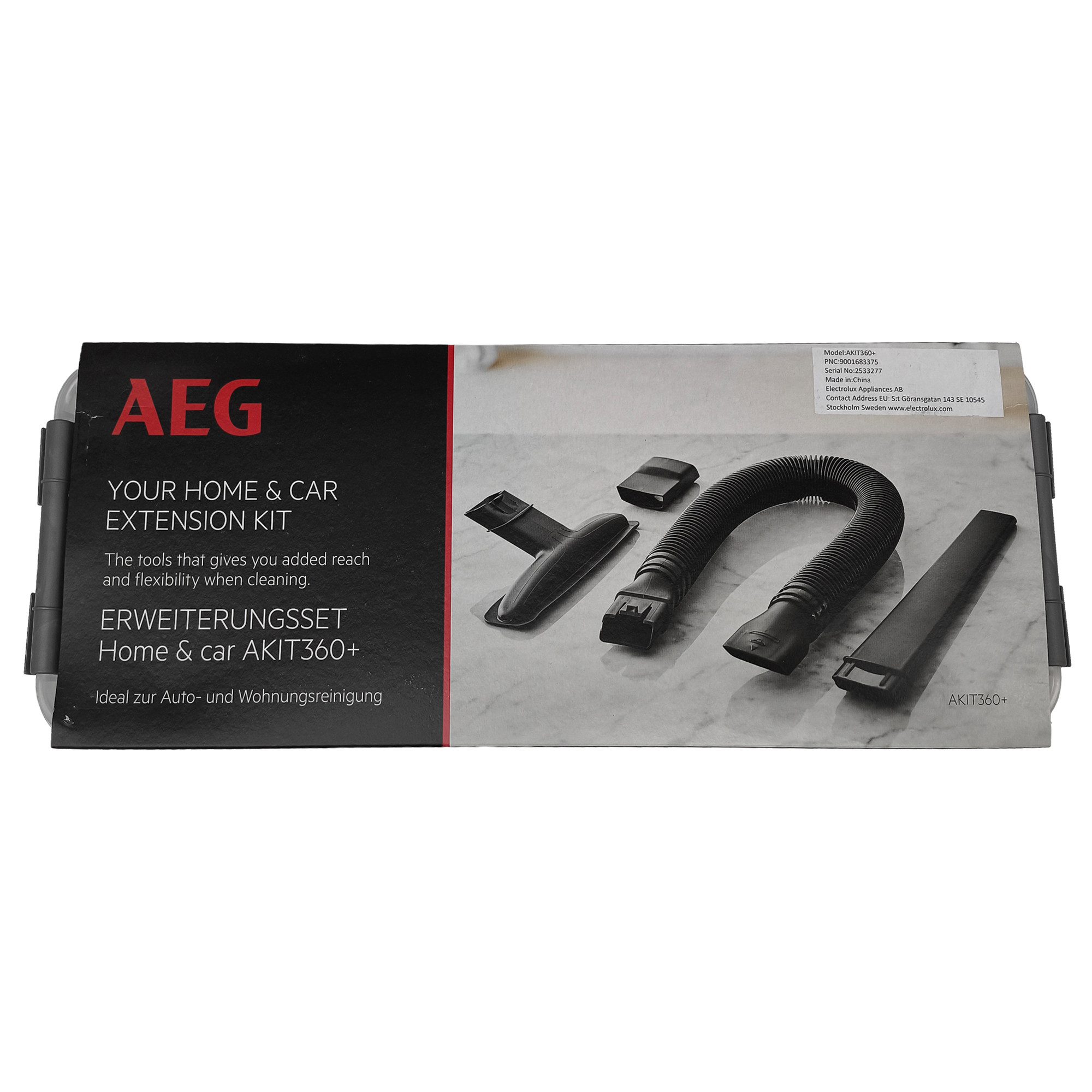 Electrolux Staubsaugerdüsen-Set AKIT360+ 9001683375, für Handstaubsauger Stielstaubsauger Rapido Ergorapido