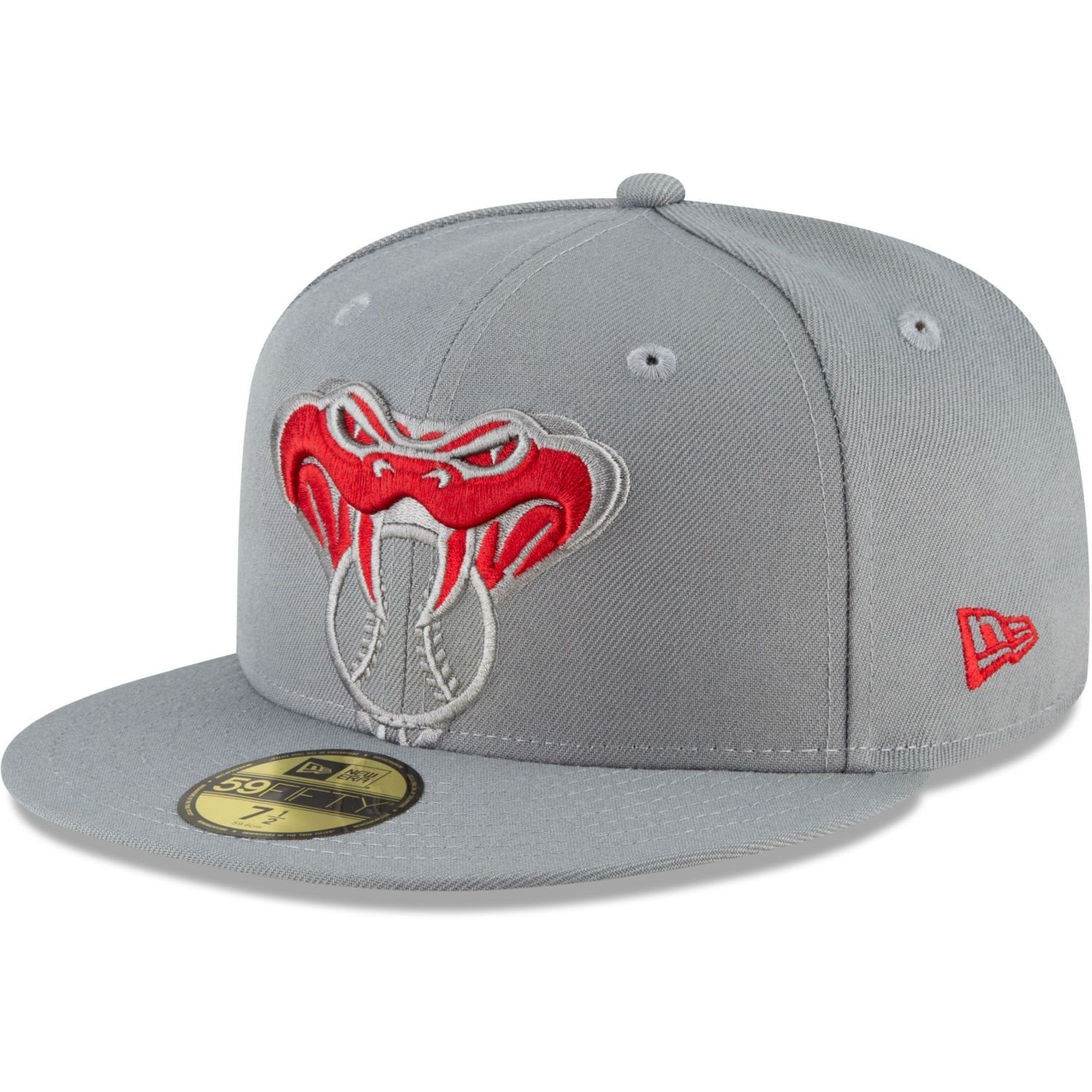 New Era Fitted Cap 59Fifty STORM GREY MLB Cooperstown Team Arizona Diamondbacks