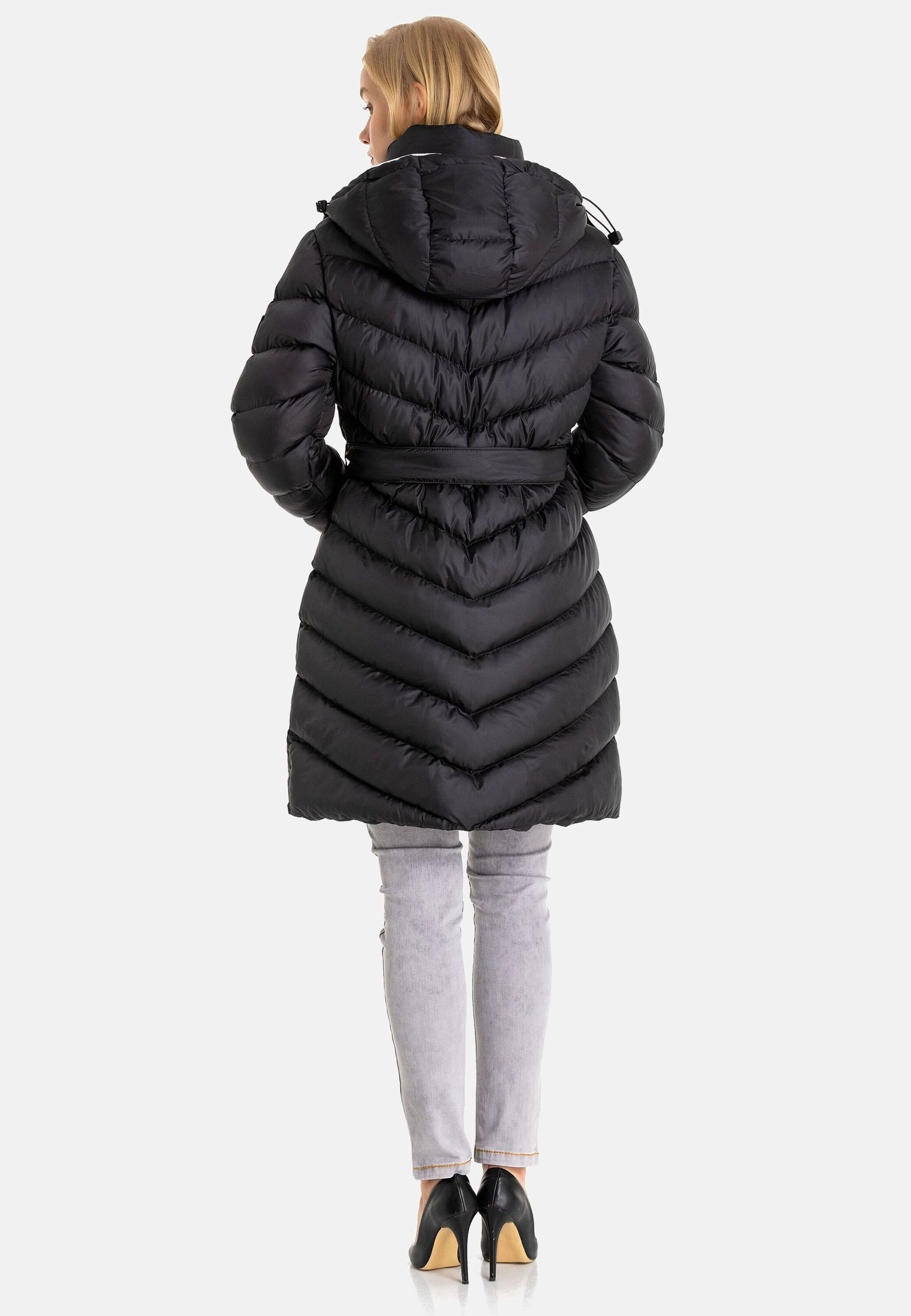 Cipo & Baxx Winterjacke Jacken mit abnehmbarer Kapuze, WM135