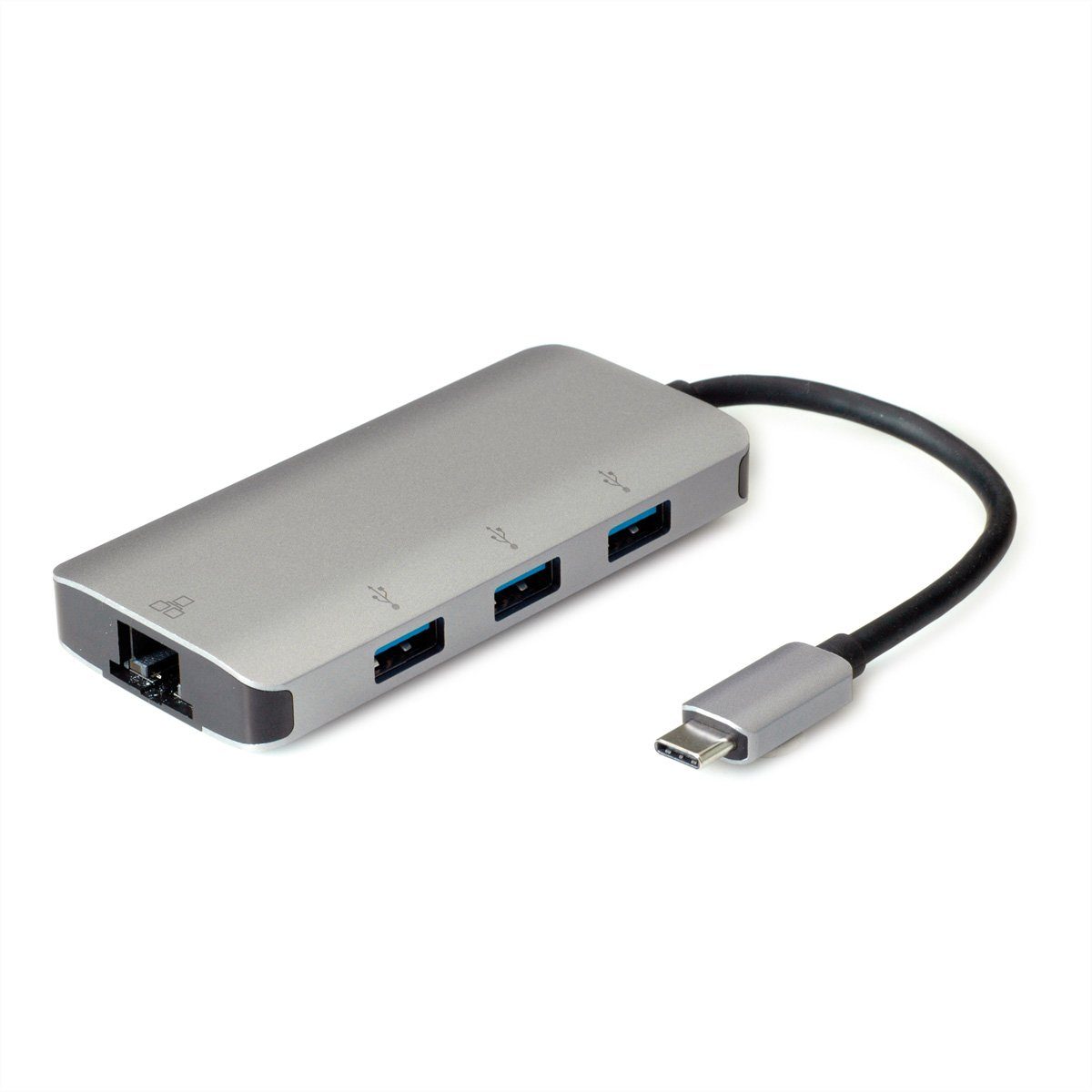 USB Typ C zu Gigabit Ethernet Konverter + Hub 3x Computer-Adapter