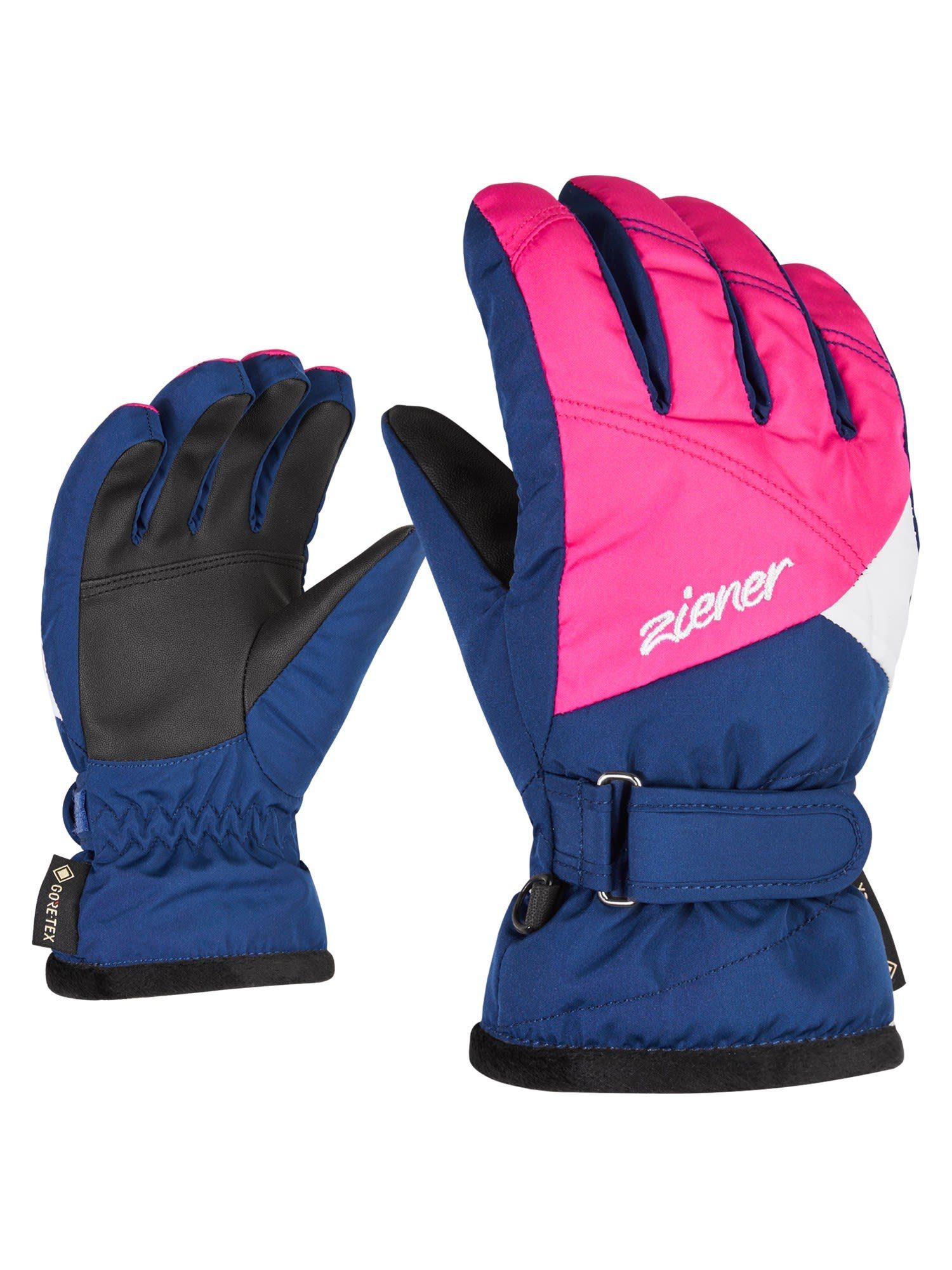 Ziener Fleecehandschuhe Ziener Girls Lara Gtx® Glove Kinder Accessoires Estate Blue - Pop Pink