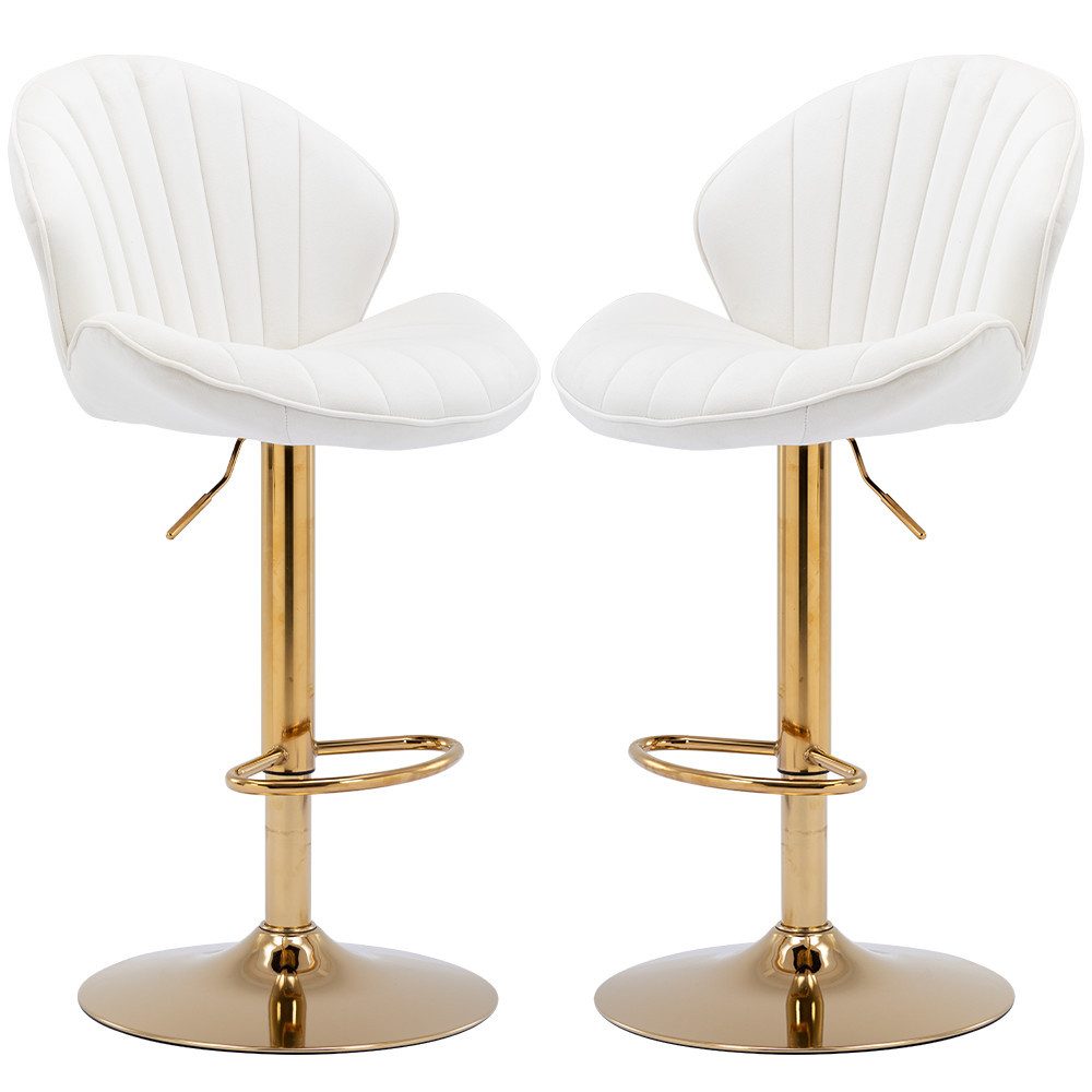 Barhocker 2er Set Barstuhl Bistrohocker mit Lehne