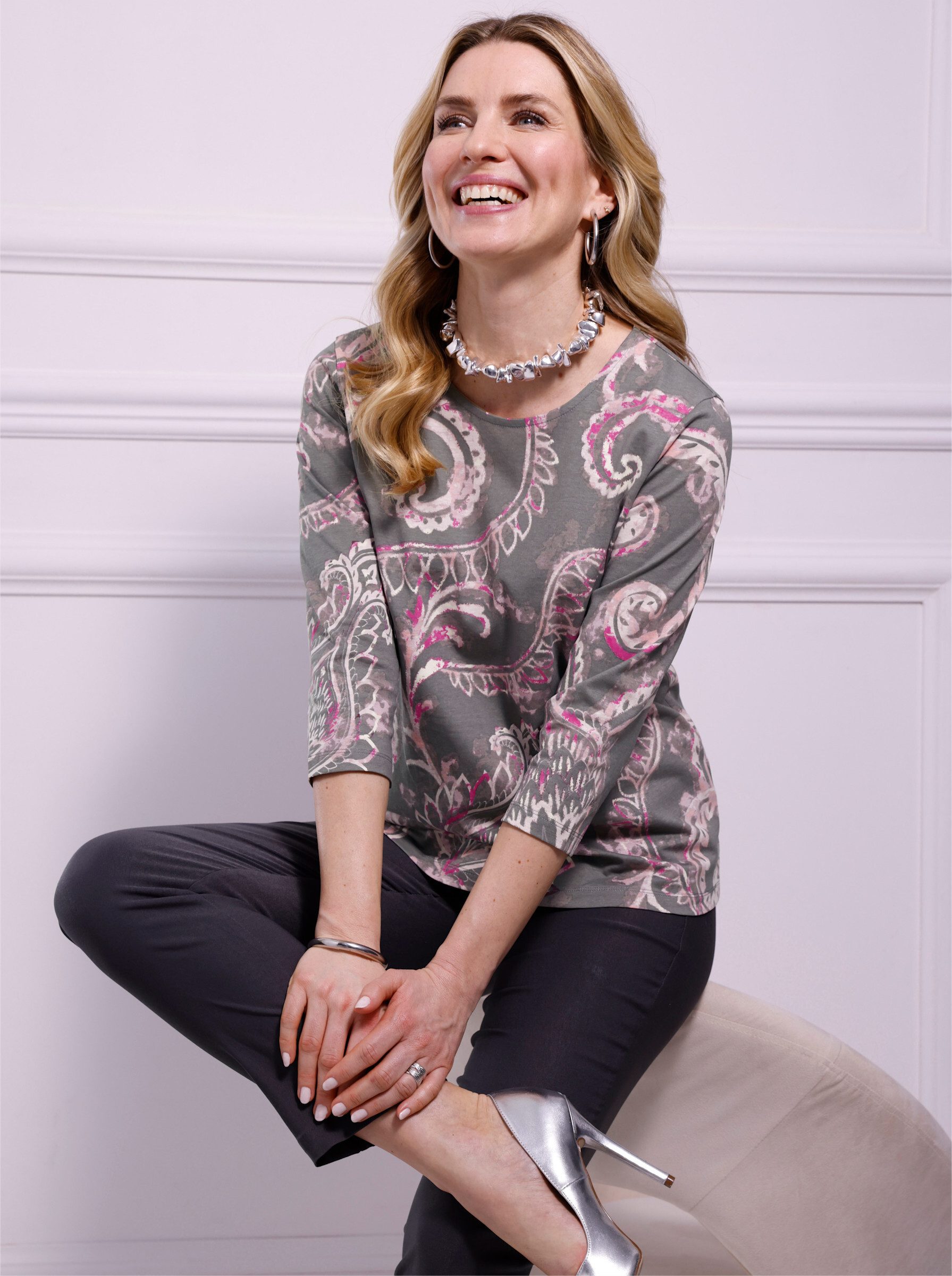 Sieh an! T-Shirt 3/4-Arm-Shirt 3/4-Arm
