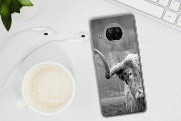 MuchoWow Handyhülle Schottischer Highlander - Kuhkopf - Landschaft - Natur - Kuh, Phone Case, Handyhülle Xiaomi Mi 10T Lite, Silikon, Schutzhülle