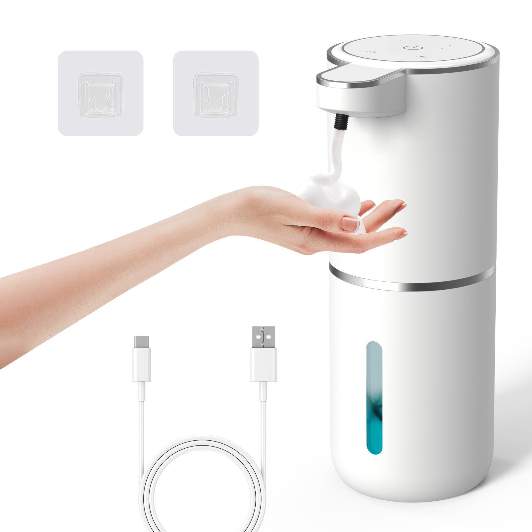 Seifenspender Seifenspender Automatischer Elektrischer Soap Dispenser 380ML No Touch